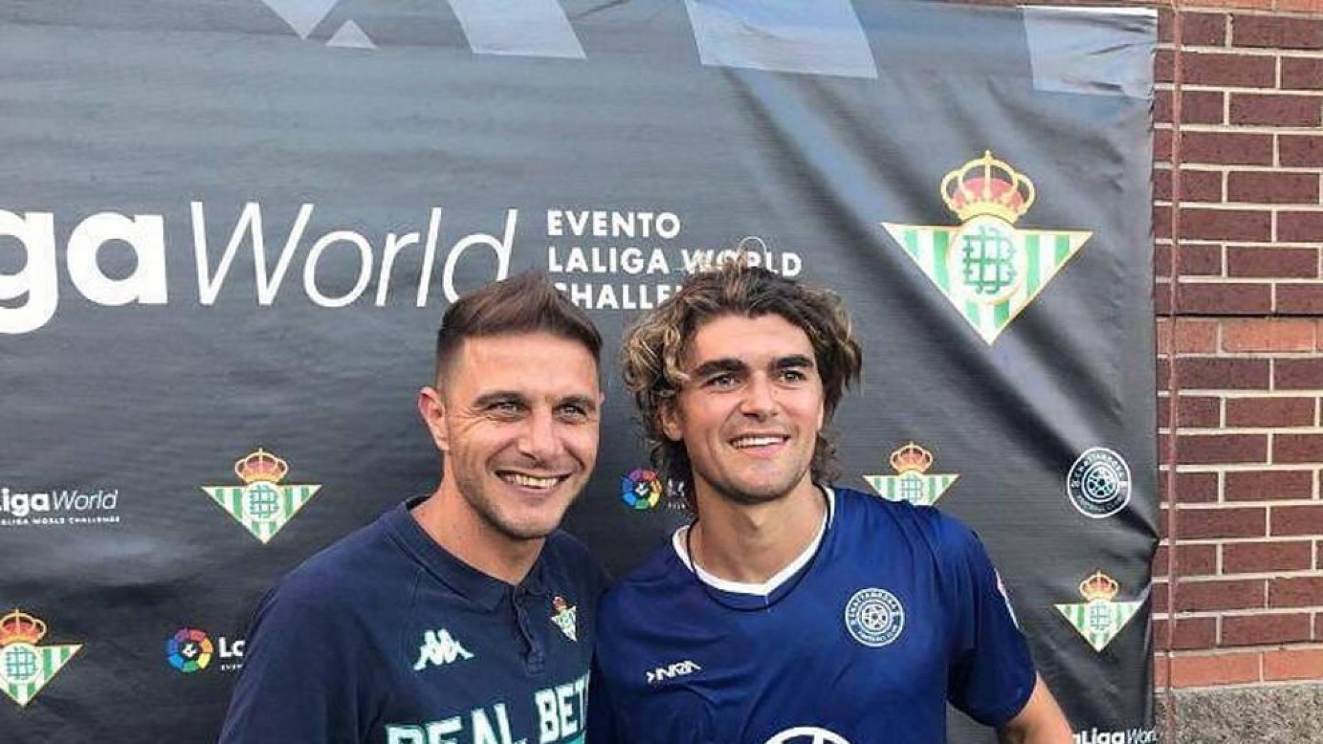 El recuerdo de Morillas con el Betis