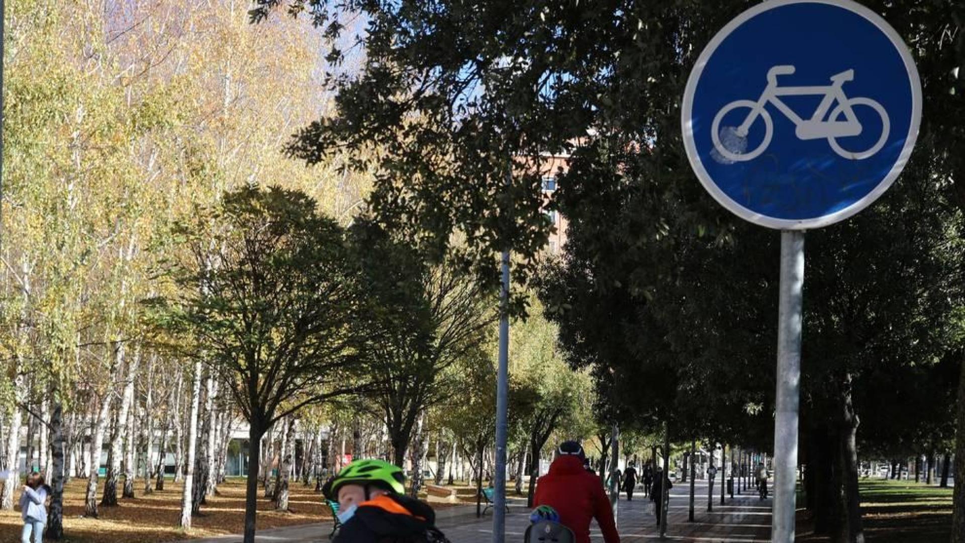Cuatro carriles y aceras bici de Pamplona esperan la ITV