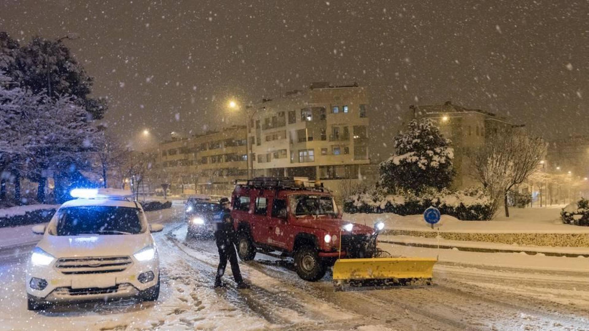 Filomena deja la mayor nevada en décadas en la Ribera sin provocar incidencias graves