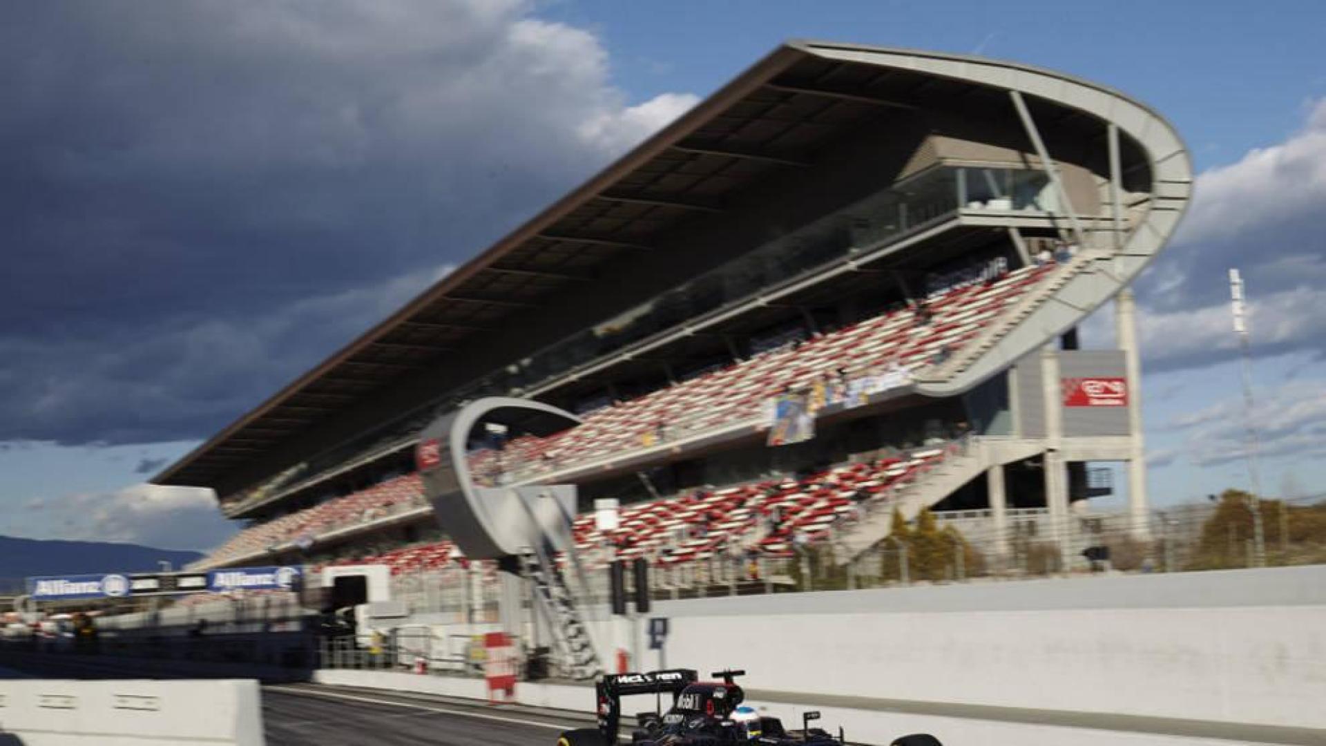 Fernando Alonso, en Montmeló.