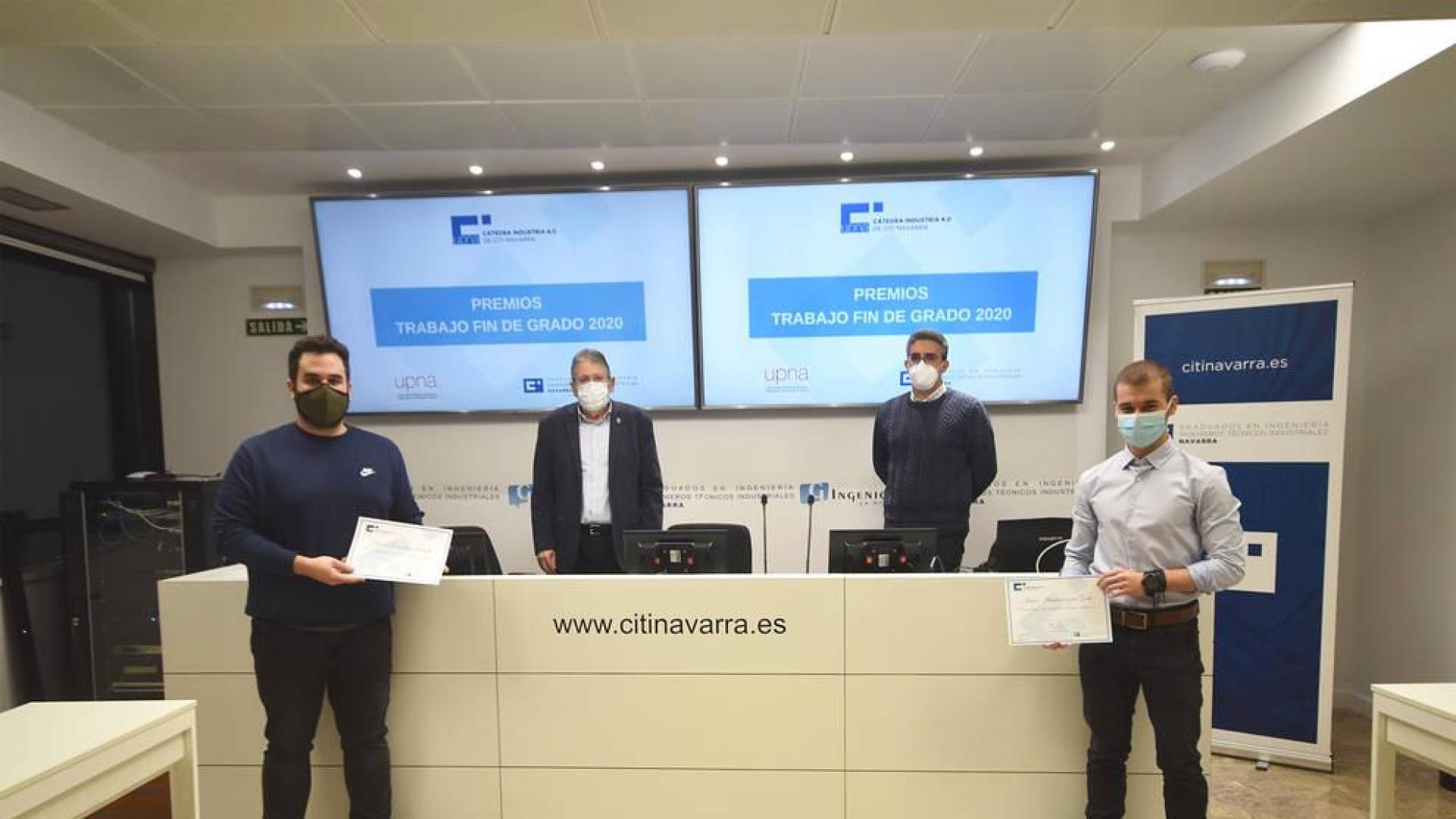 Entregados los premios a mejores Trabajos Fin de Grado de Industria 4.0