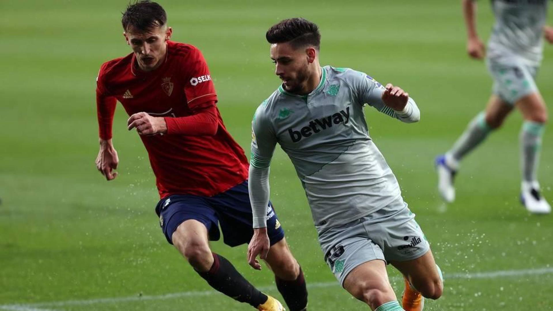 Galería de fotos del partido entre Osasuna y Betis, que ha finalizado con derrota rojilla por 0-2