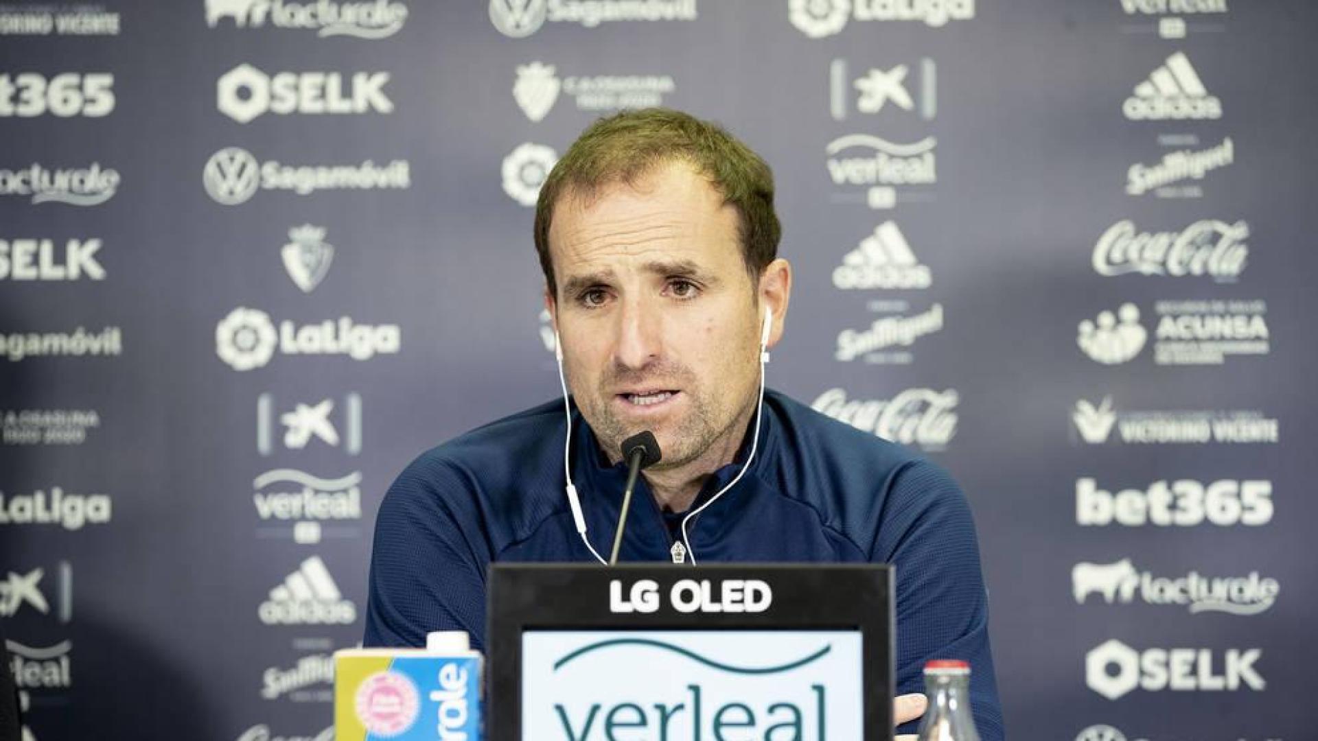 Jagoba Arrasate: "Osasuna también es esto, luchar ante la adversidad"