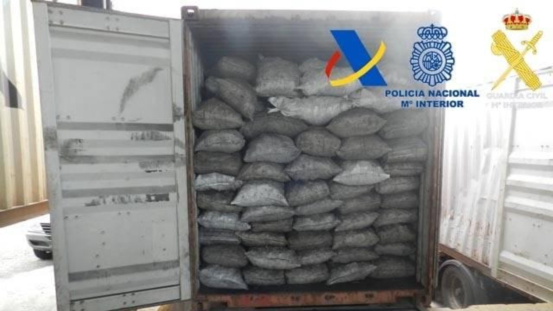 Desmantelan una red de narcos que introducía cocaína oculta en carbón vegetal