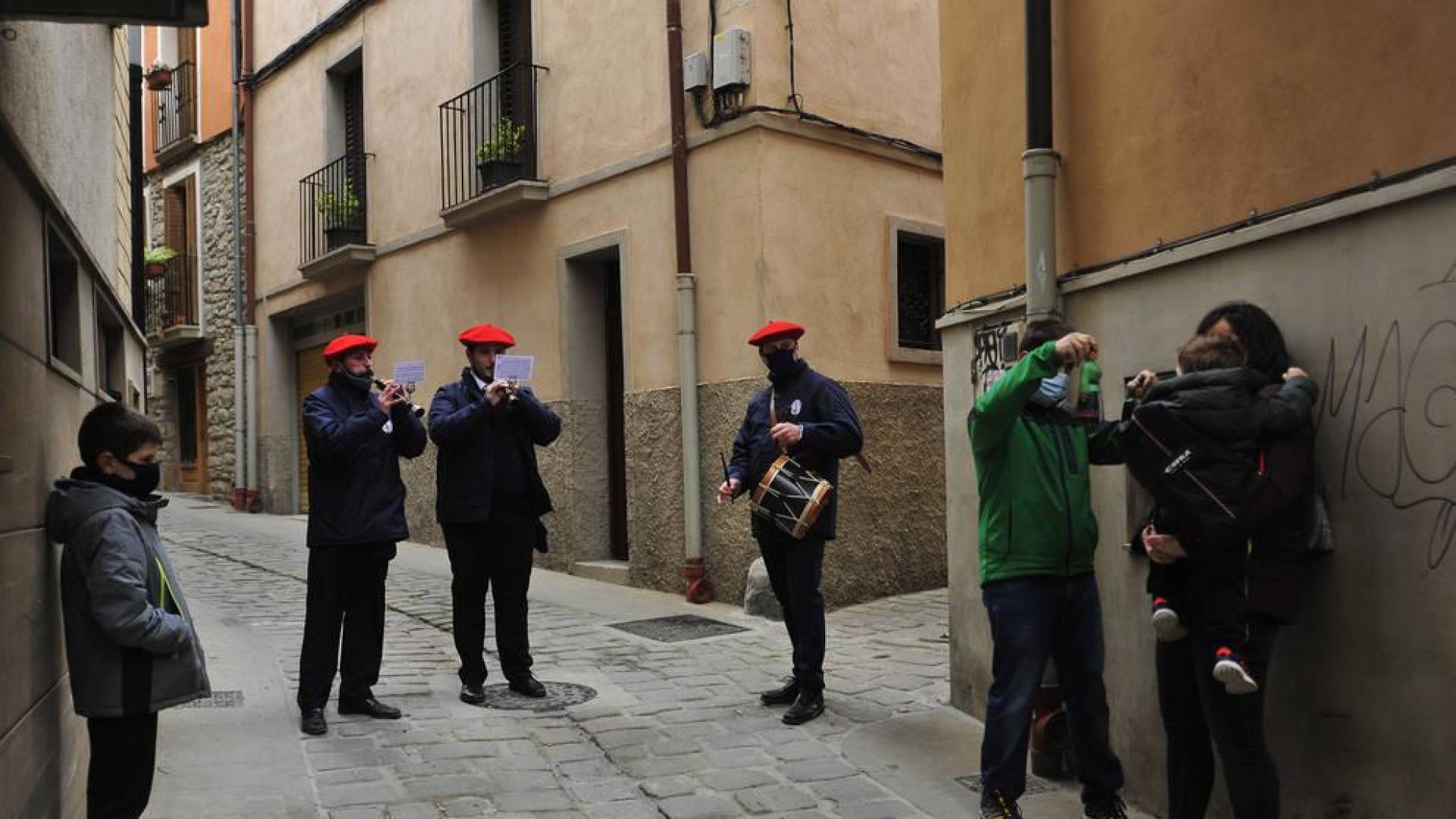 Tafalla celebra un atípico día de San Sebastián sin ningún acto civil
