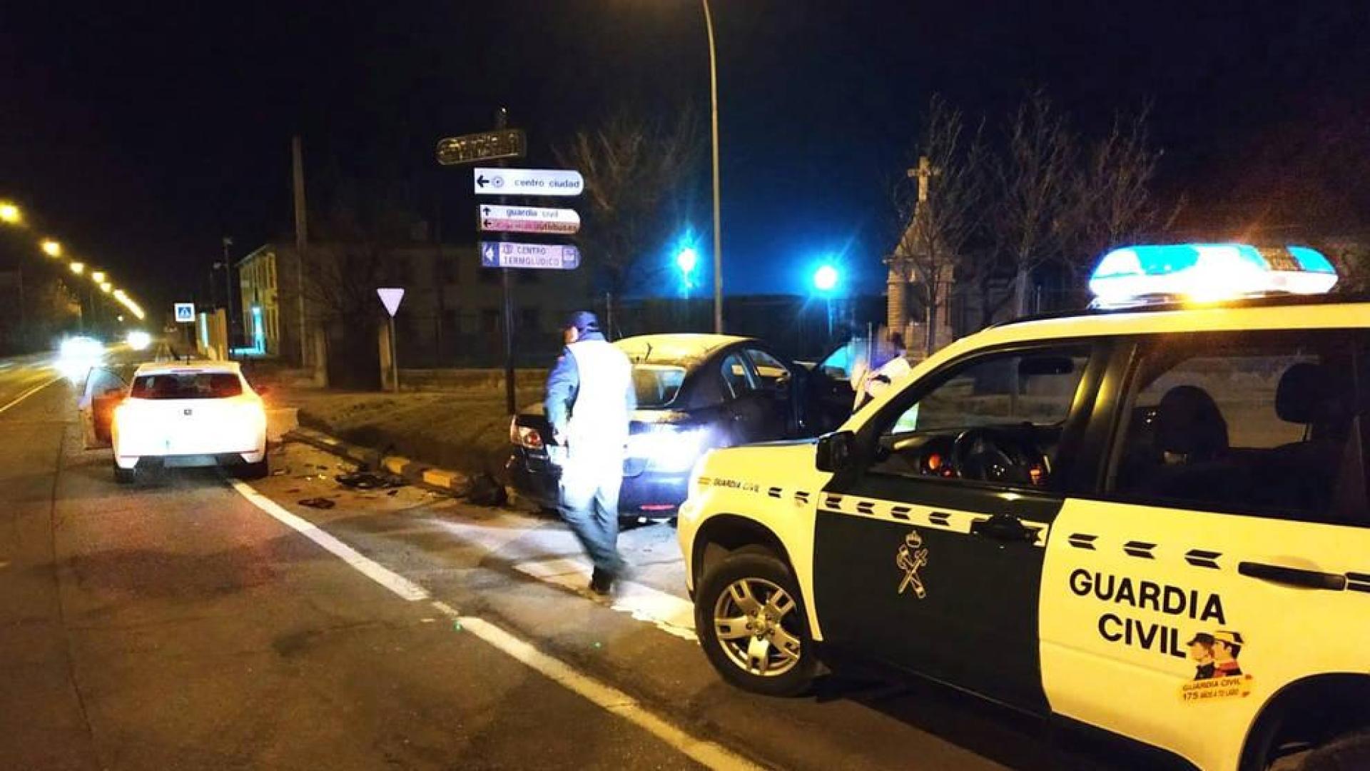 Colisión entre dos vehículos sin heridos en Cascante