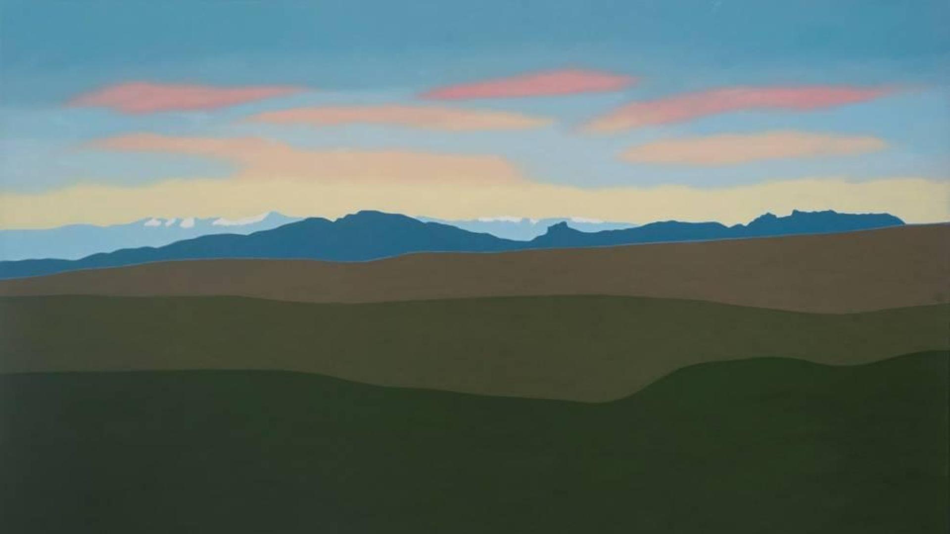 Paisajes con perspectiva centran la exposición de Pedro Salaberri