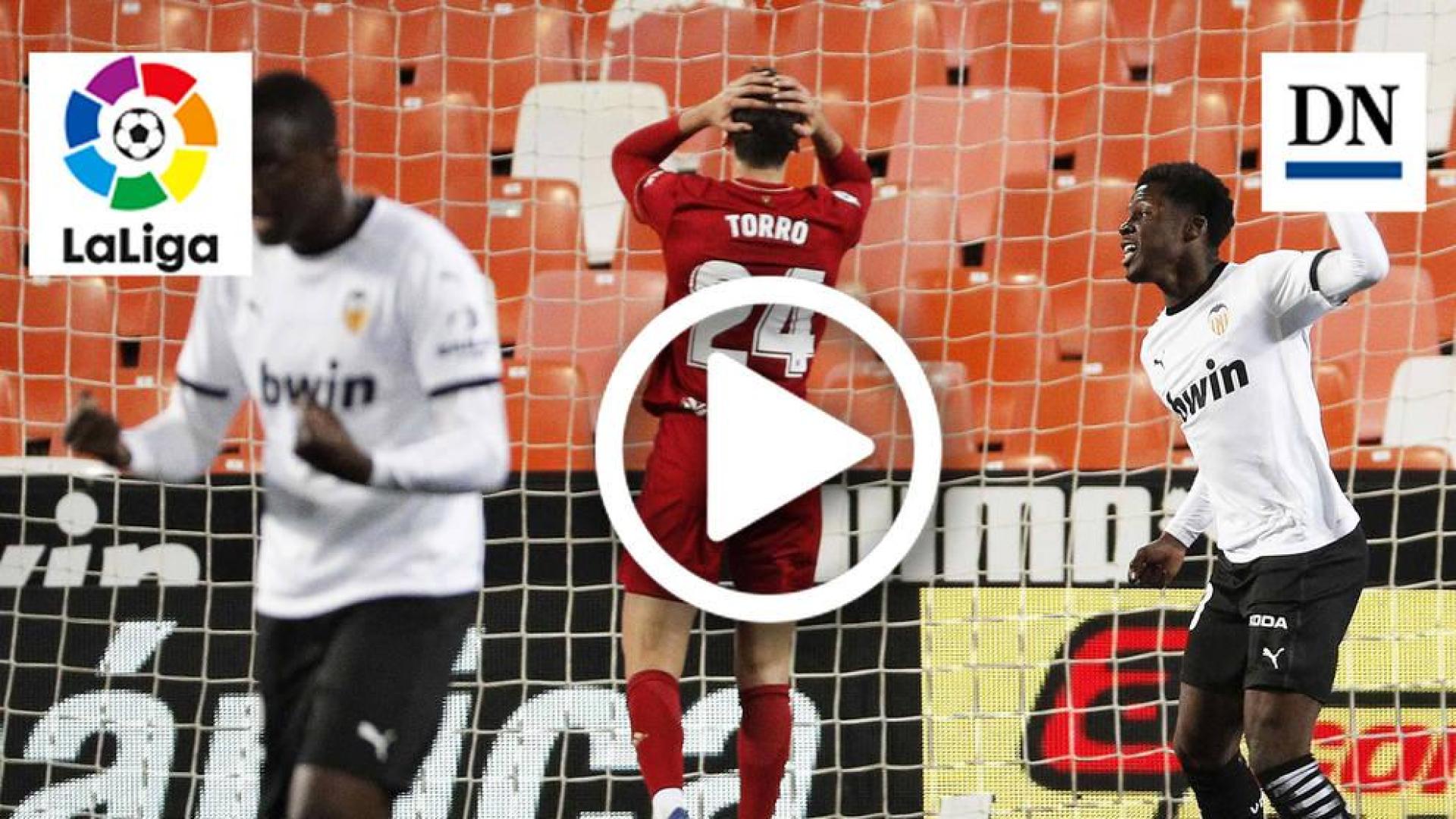 Resumen del Valencia 1-1 Osasuna en vídeo