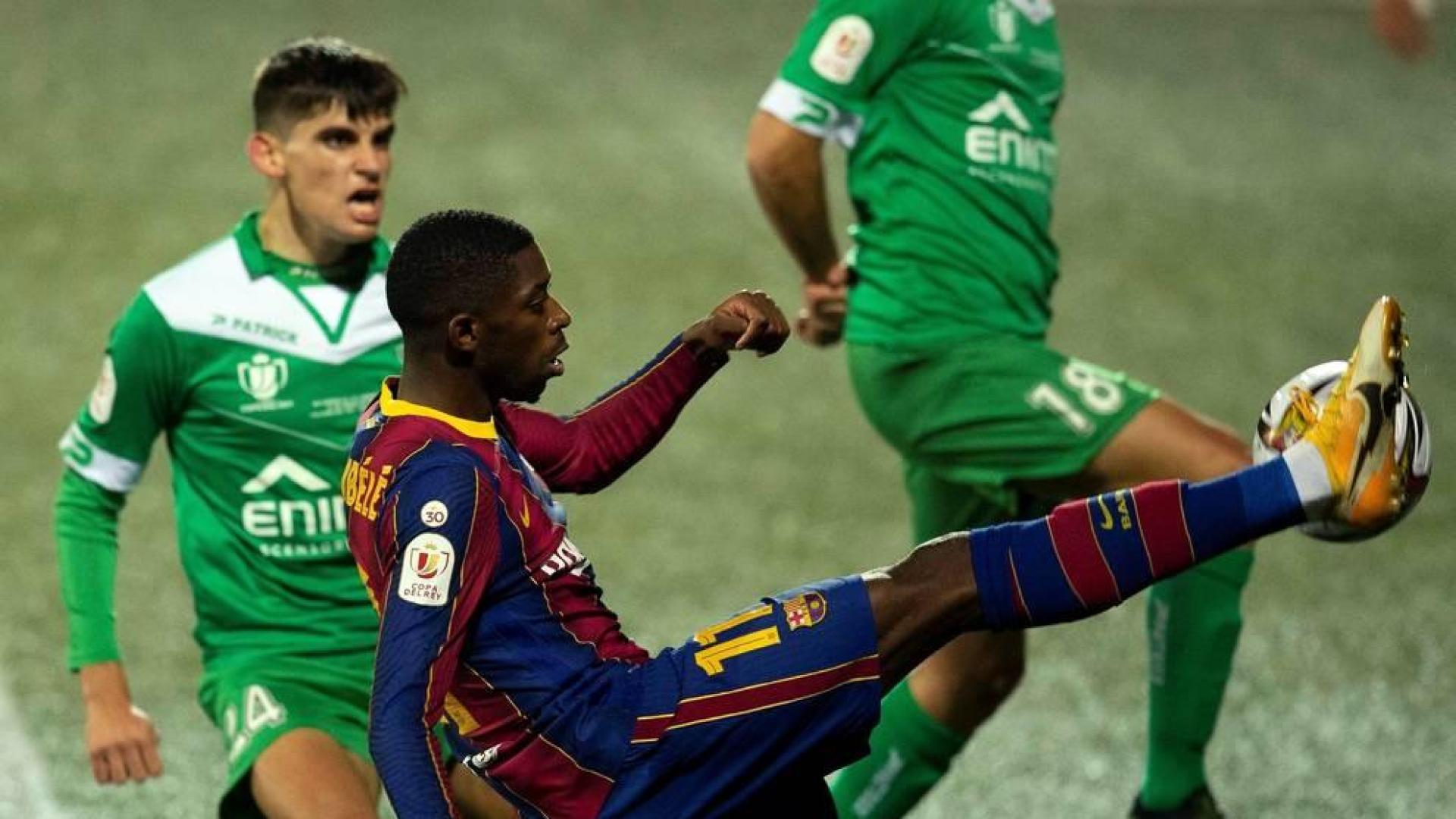Dembélé y Braithwaite dan el pase al Barcelona en la prórroga