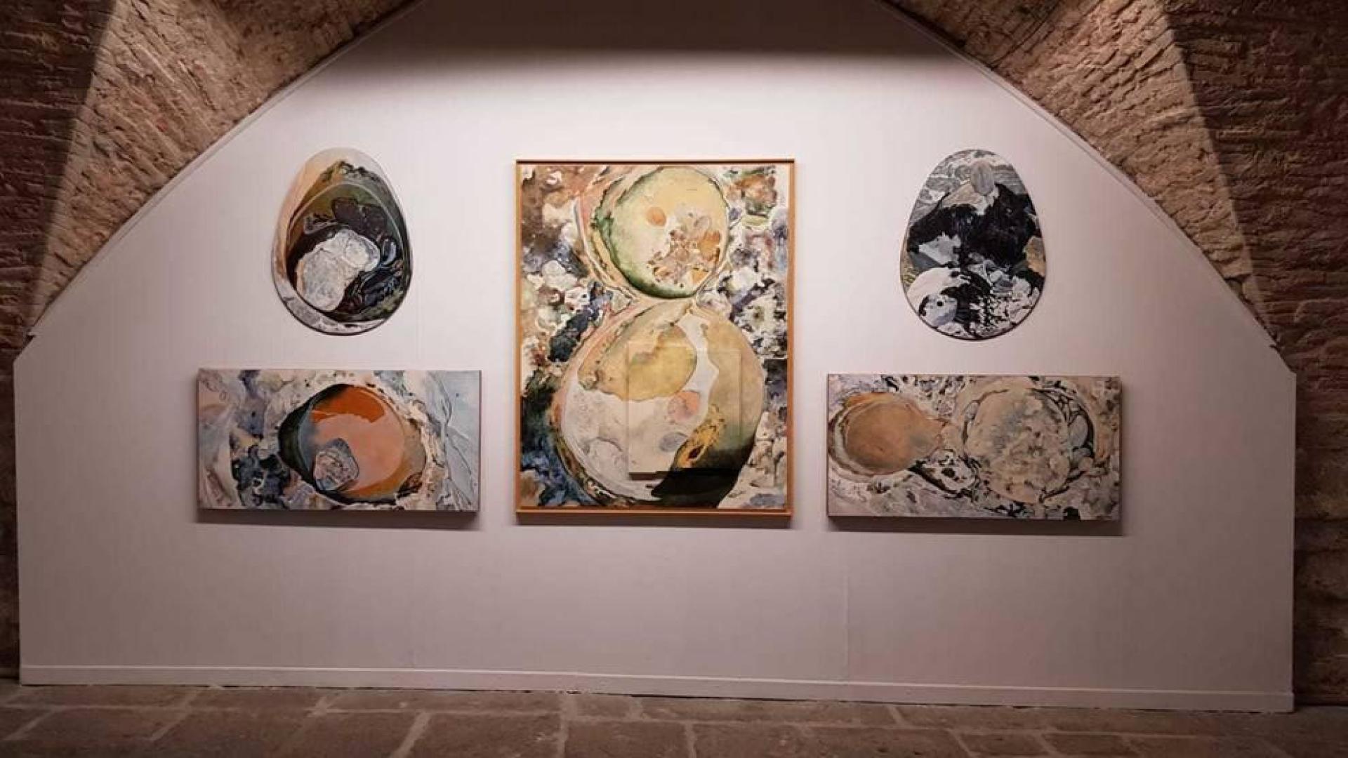 Javier Esquíroz presenta su exposición 'Formas en la Foz de Lumbier'