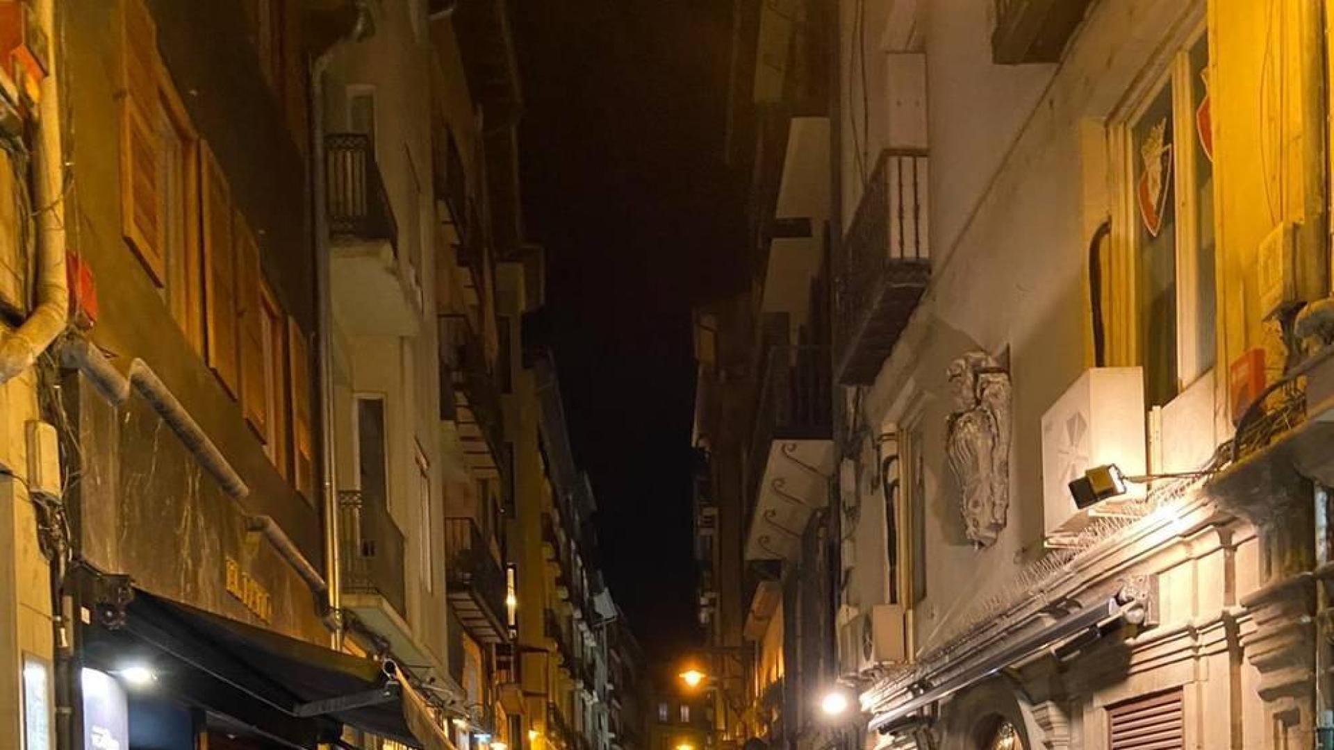 Dos agentes del dispositivo conjunto de Policía Foral y Policía Municipal de Pamplona