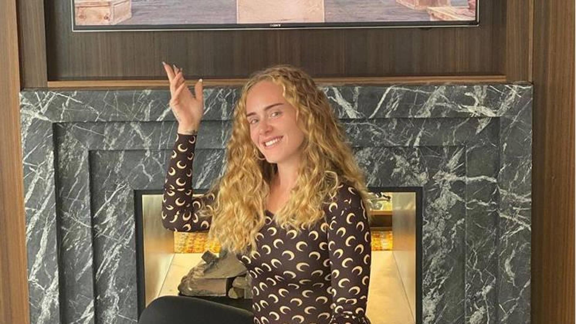 Fotografía Adele en su Instagram.