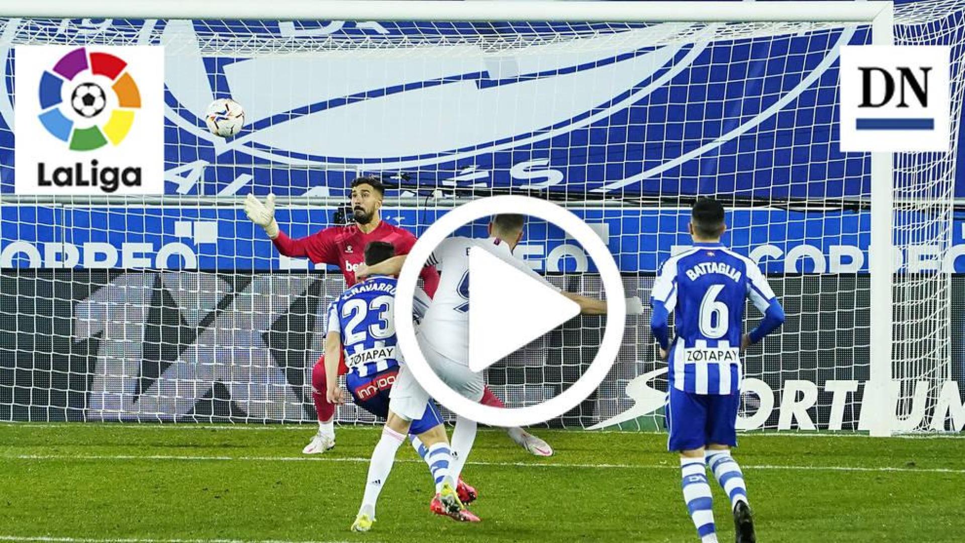 Resumen del Alavés 1-4 Real Madrid en vídeo