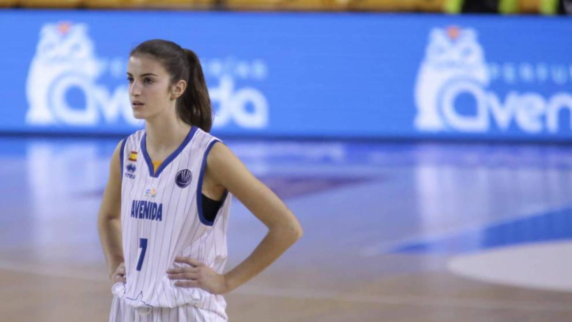 La jugadora navarra Paula Suárez Azcárate.