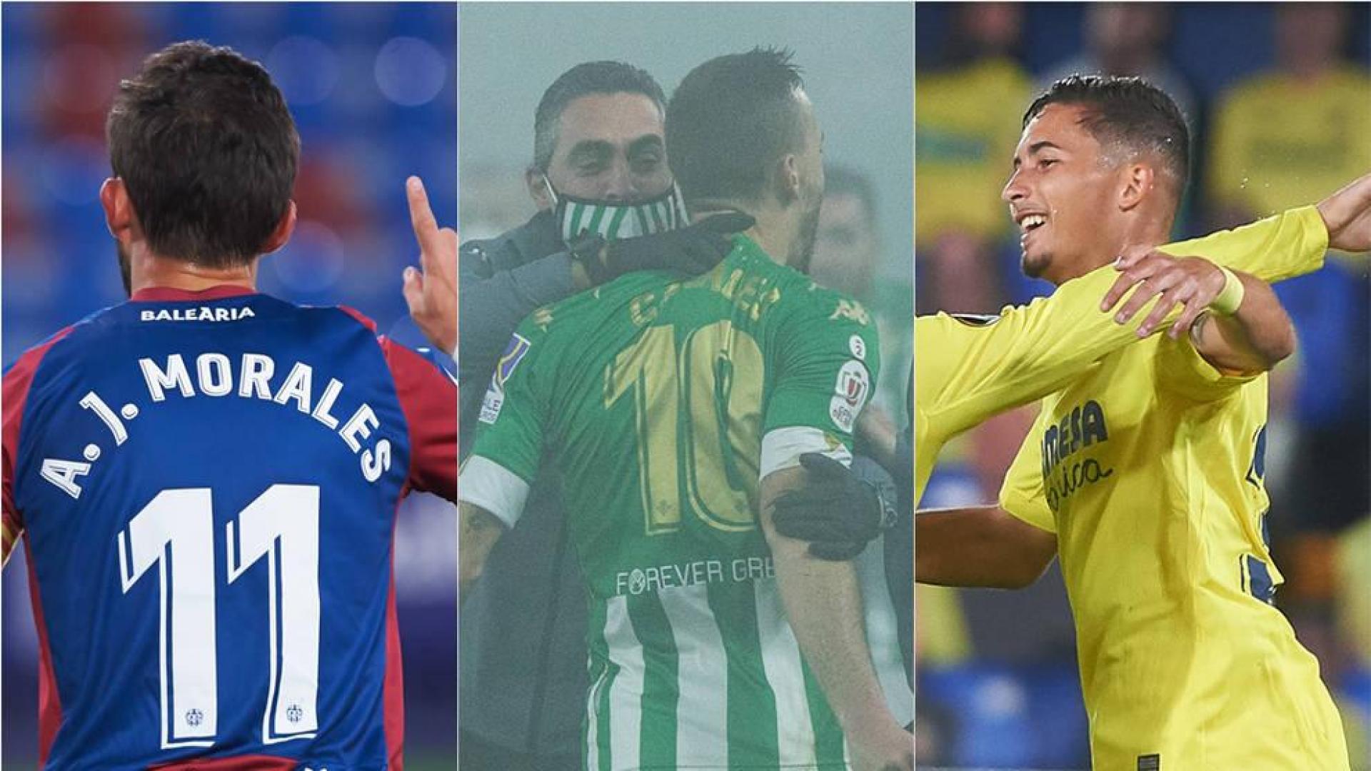 Levante, Betis y Villarreal se meten en cuartos de final