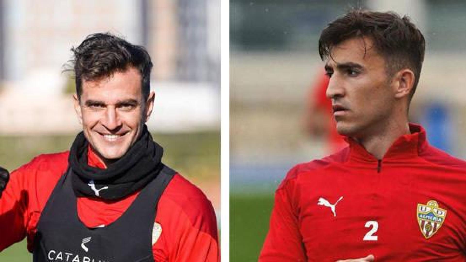 Juan Villar y Aitor Buñuel, dos exrojillos en el Almería