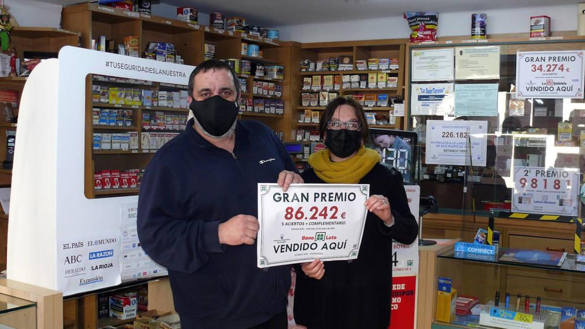 La Bonoloto deja en Cintruénigo un segundo premio de 86.242 euros