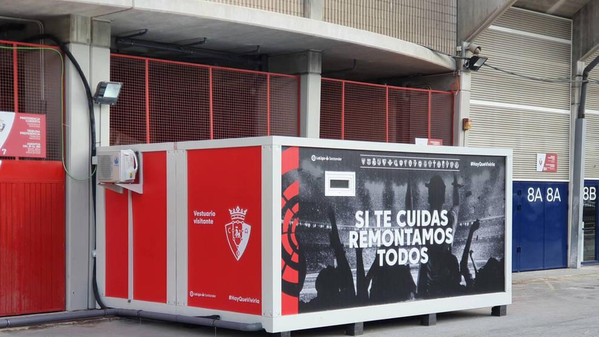 Osasuna suspende los desayunos y comidas en Tajonar como prevención