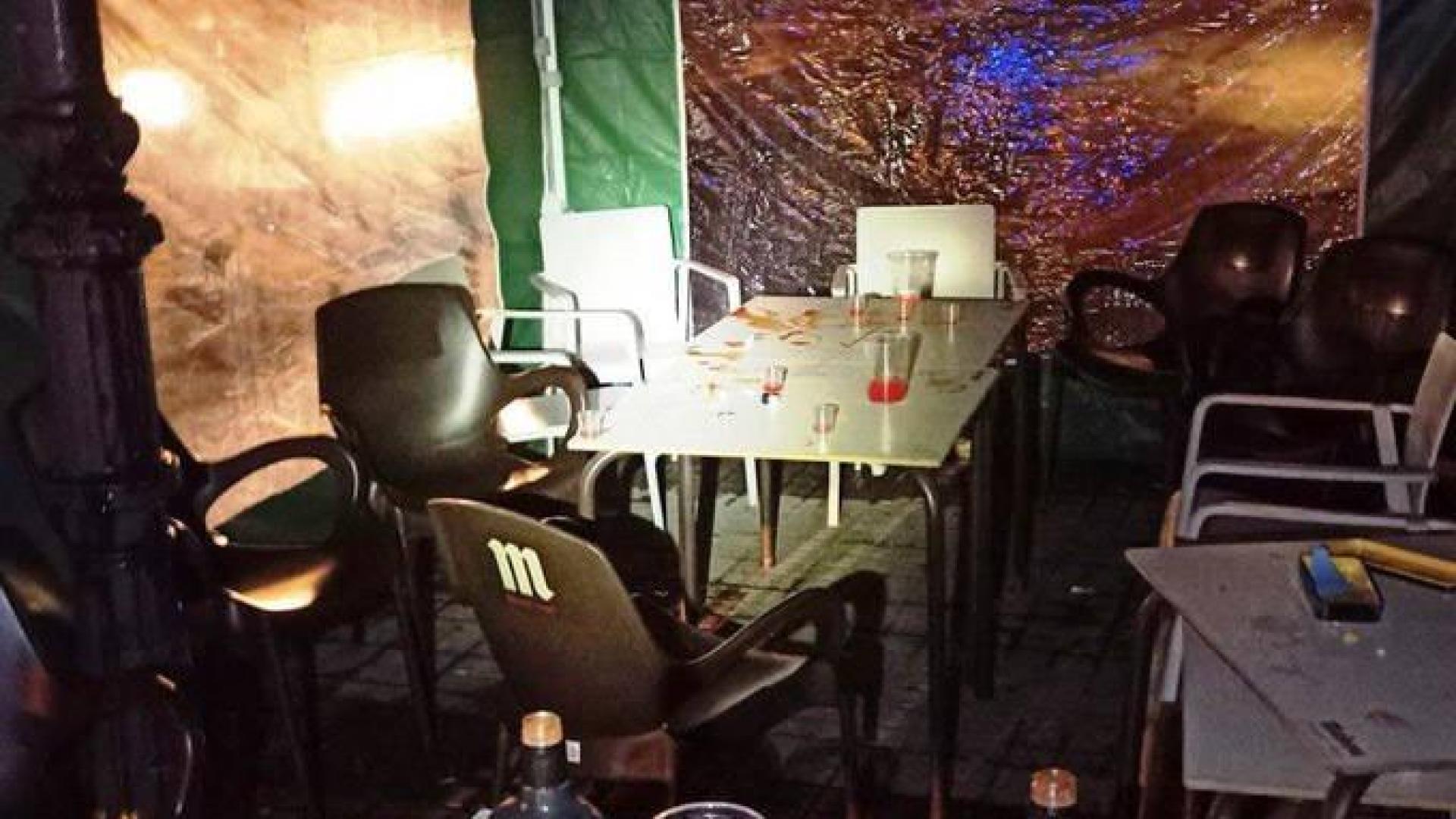 La Policía Foral sorprende a ocho personas en un botellón tras las quejas vecinales