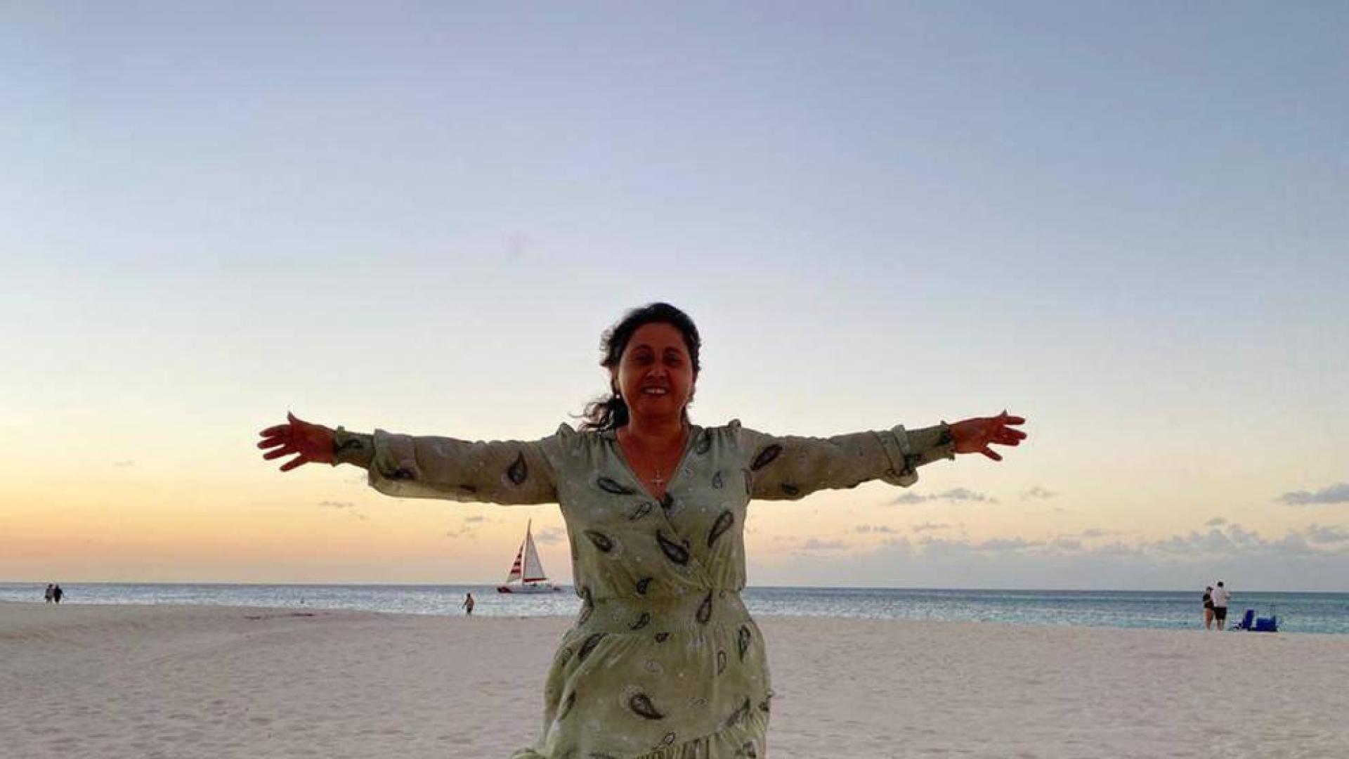 Arantxa Santos Amatria, una pamplonesa en Aruba, “isla de la felicidad”