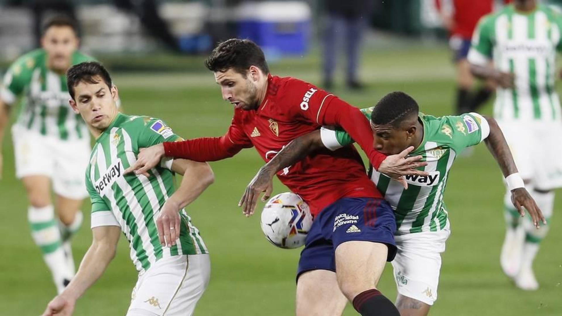 Betis-Osasuna en directo: sigue la narración minuto a minuto