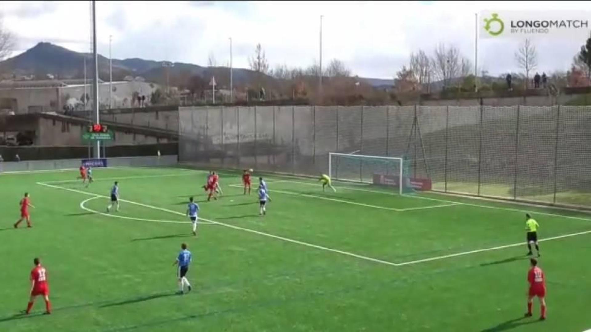 Un gol de bandera: así marcó Juan Sánchez Iriarte en el Huarte-Peña Sport (Liga Nacional Juvenil)