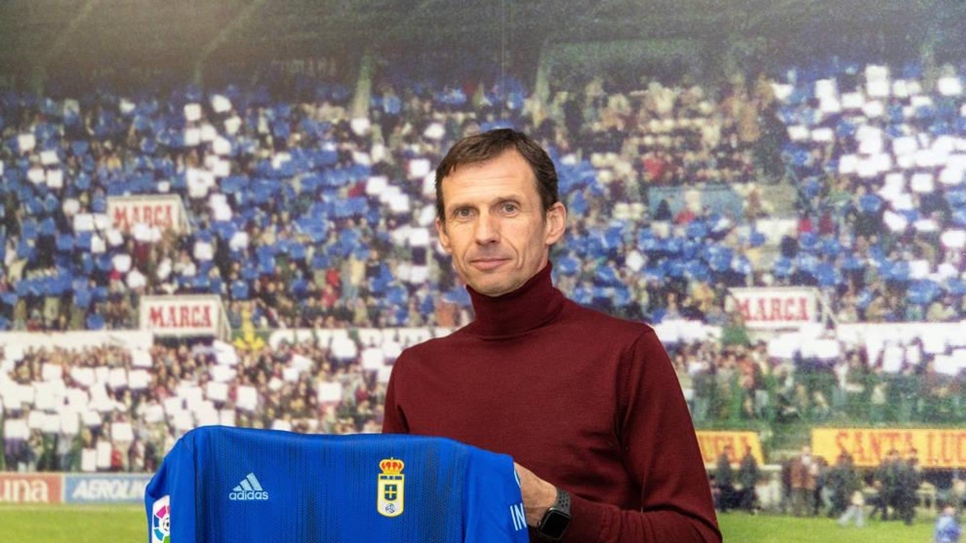 Cuco Ziganda, nuevo entrenador del Oviedo.