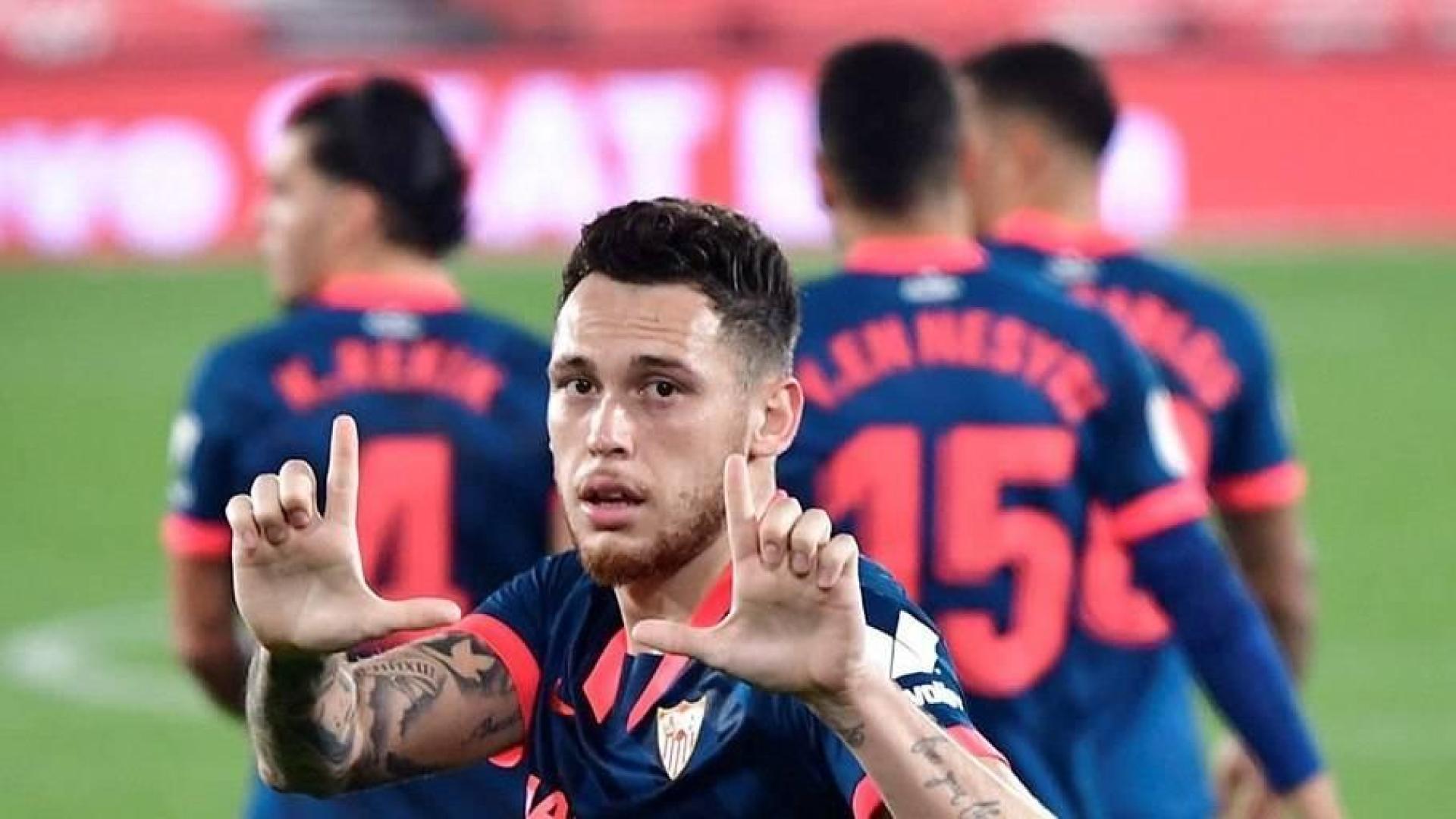 Ocampos acaba con el sueño del Almería