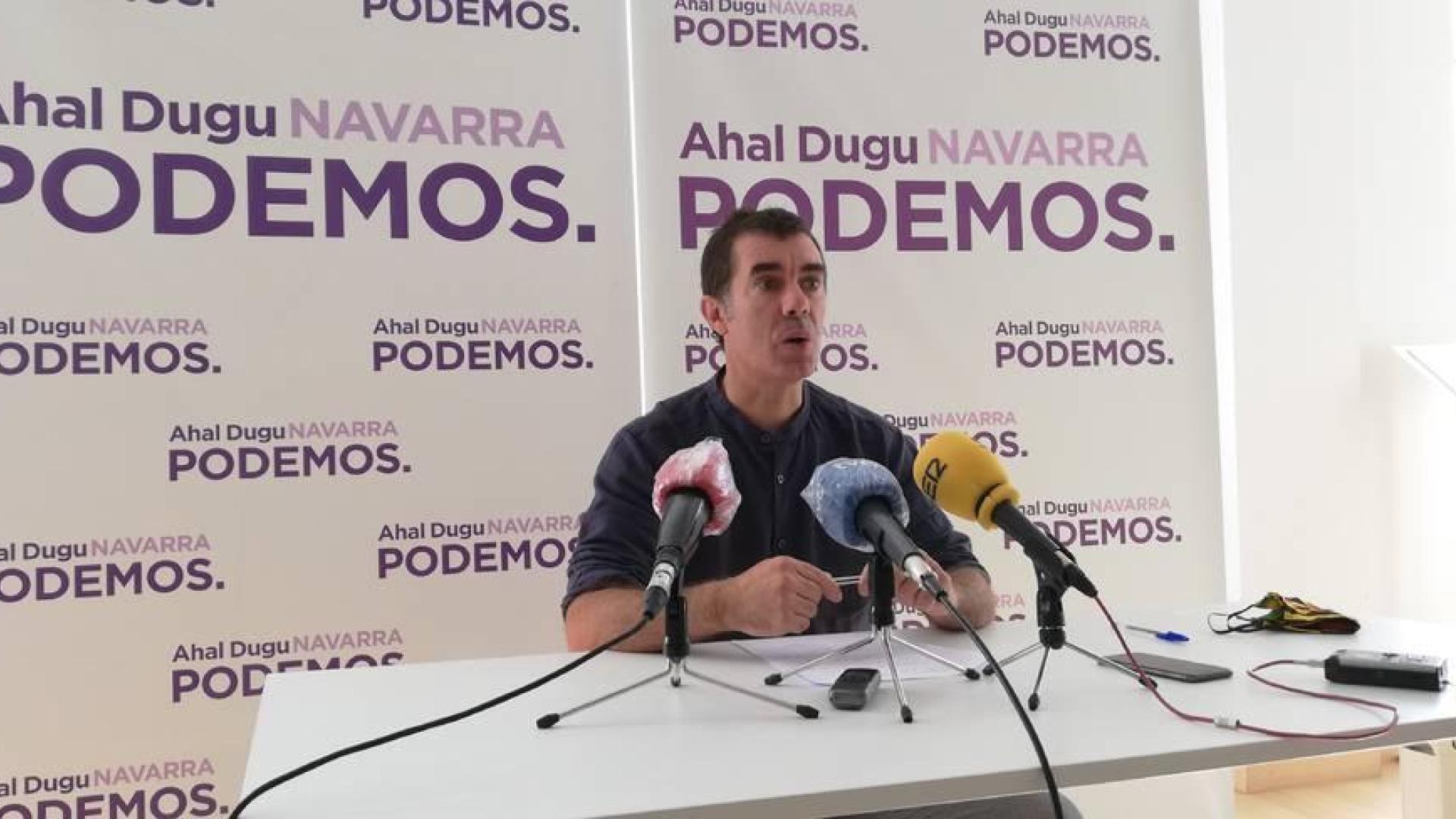 Eduardo Santos, secretario general de Podemos.