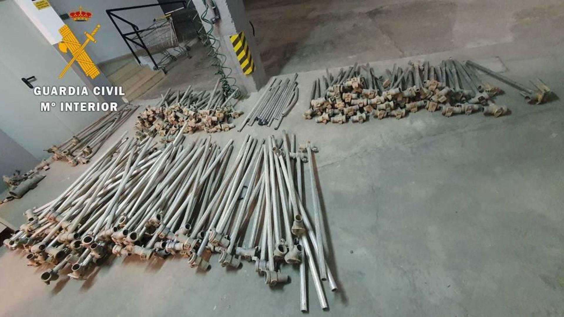Investigado un joven de 27 años por robar material de riego en la Ribera