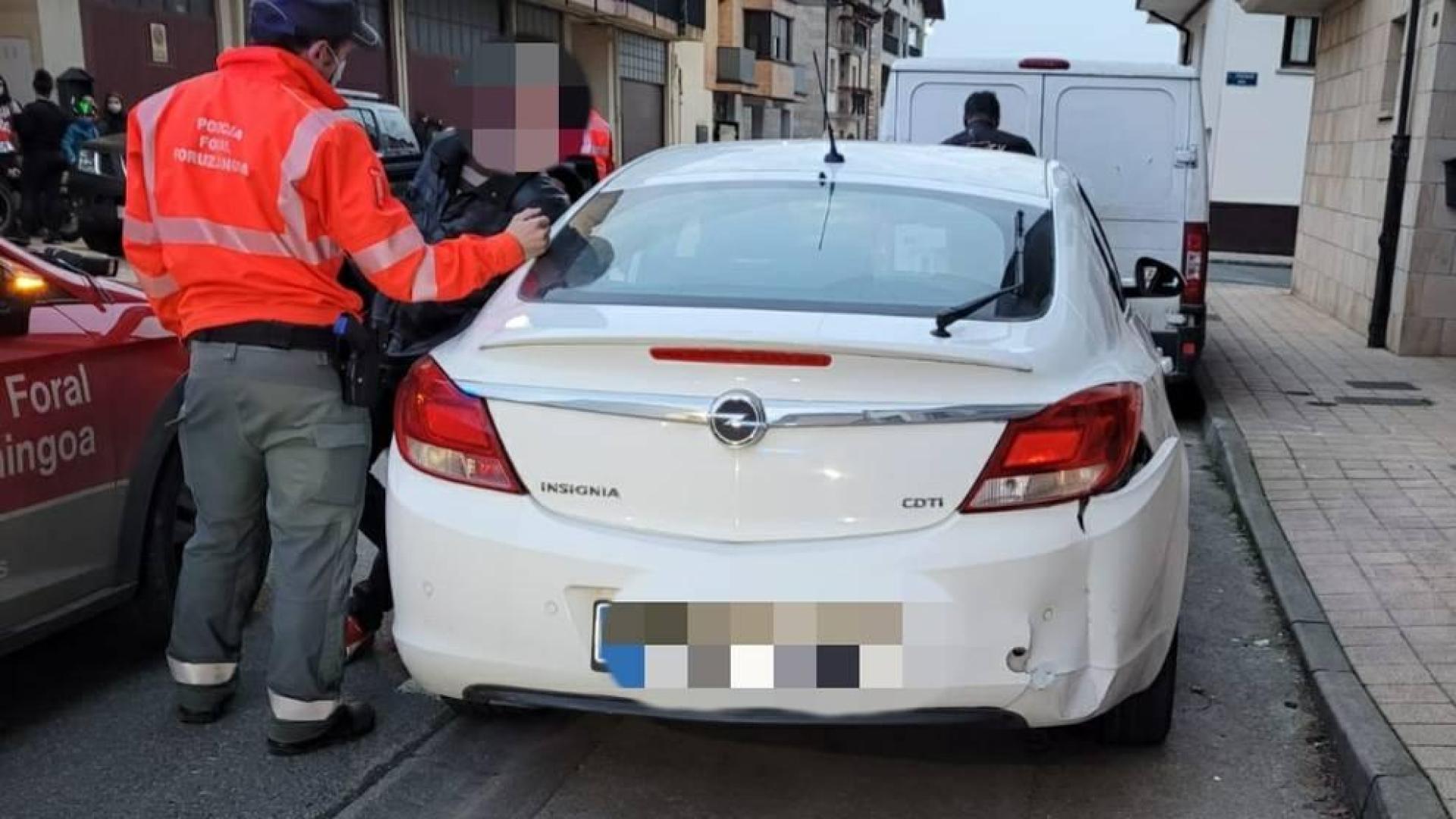 Detenido por circular ebrio y de forma temeraria por el casco urbano de Lakuntza