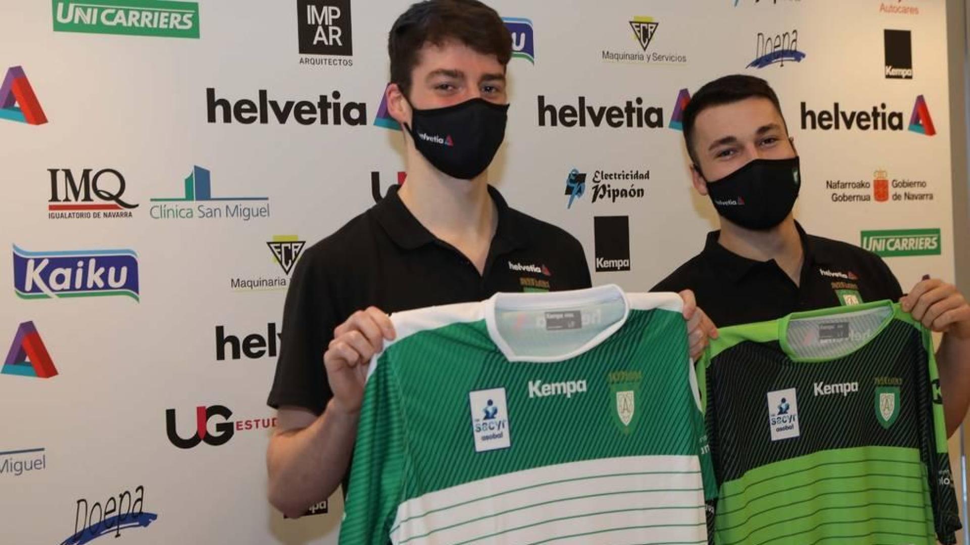 Helvetia Anaitasuna renueva a Aitor García y Marcos Cancio por tres temporadas