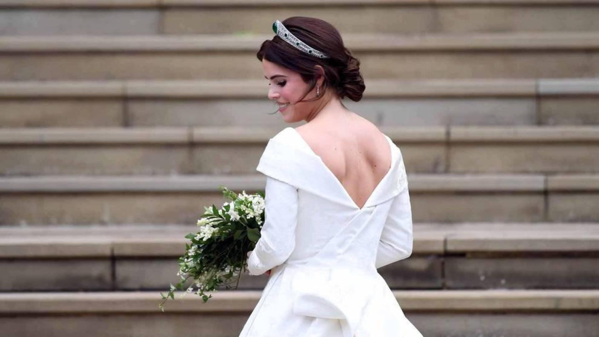 La princesa Eugenia se ha casado este viernes, 12 de octubre, con Jack Brooksbank, en la capilla de San Jorge en Windsor (Reino Unido)