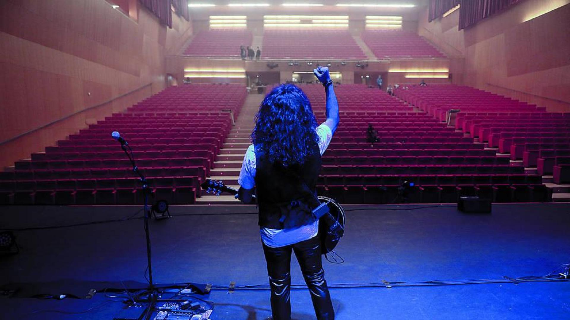 Concierto de Razkin en un Baluarte vacío, retransmitido en streaming el pasado junio.