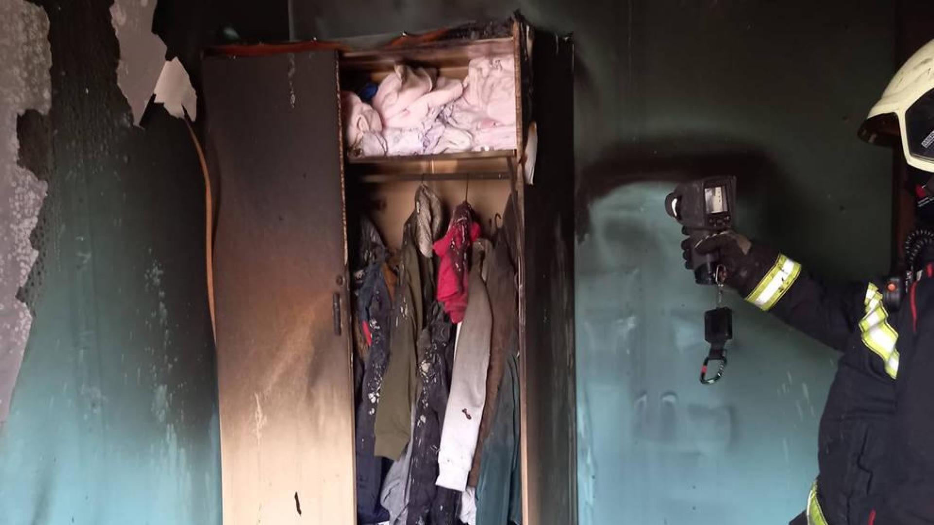 Vivienda donde se ha originado el fuego.