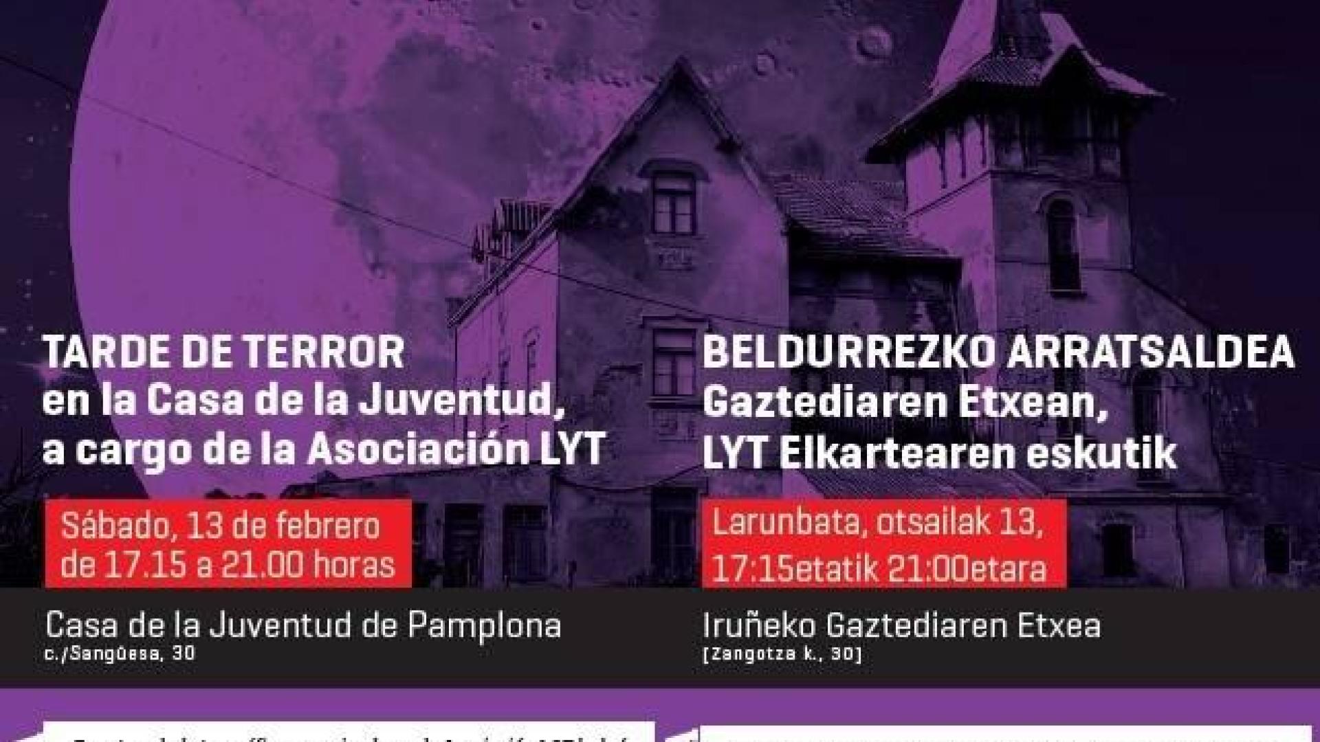 Tarde de terror este sábado en la Casa de la Juventud