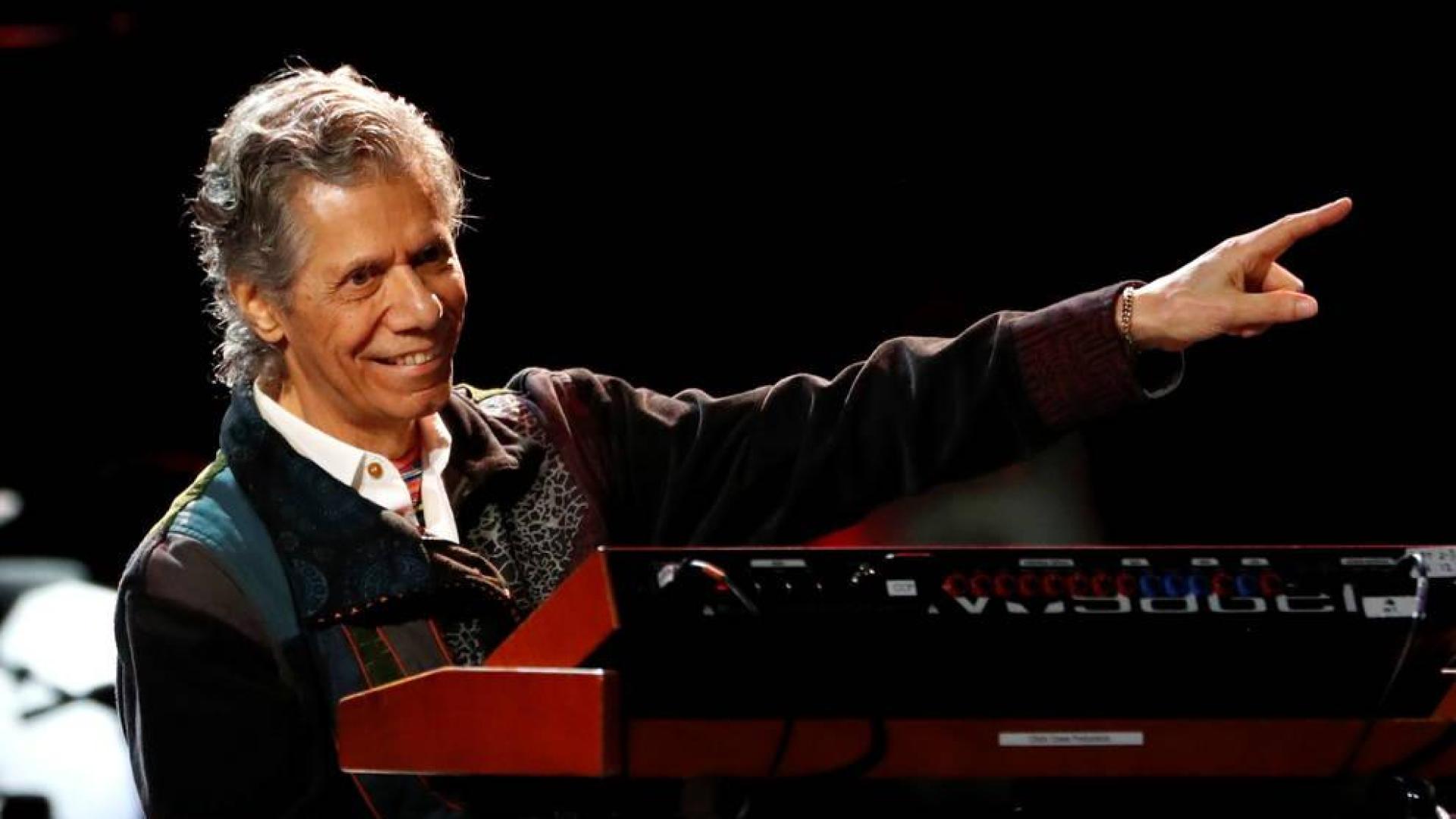 El pianista de jazz Chick Corea, en un concierto en Los Ángeles en 2020.