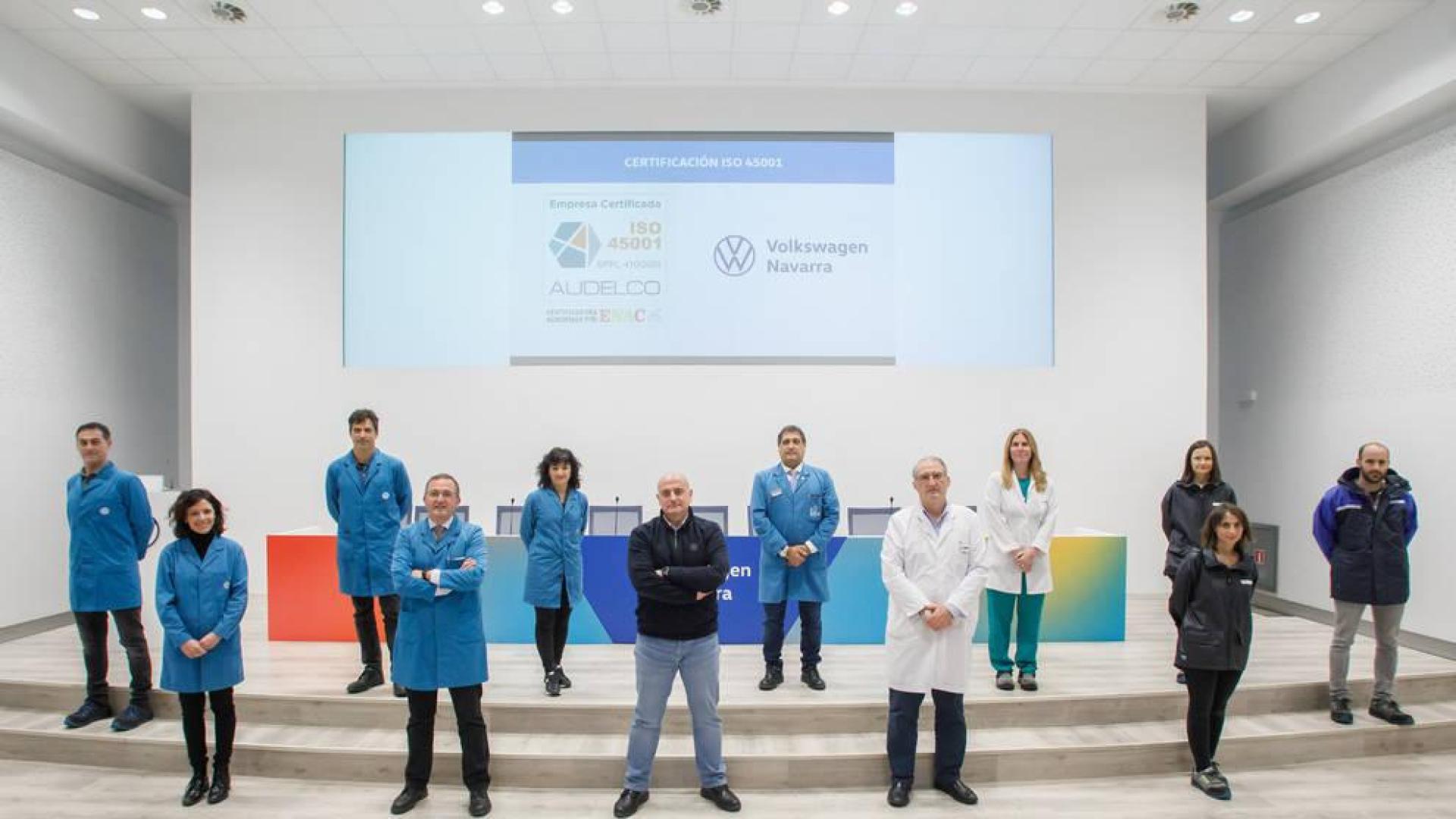 Volkswagen Navarra obtiene la certificación ISO 45001 en Seguridad y Salud en el Trabajo
