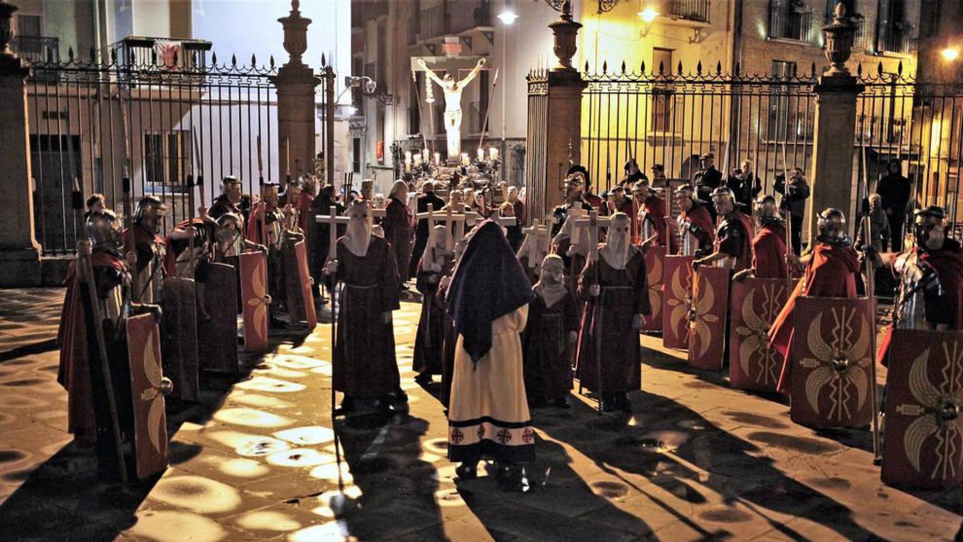 El paso del Cristo Alzado permanece en la catedral desde el traslado de 2020