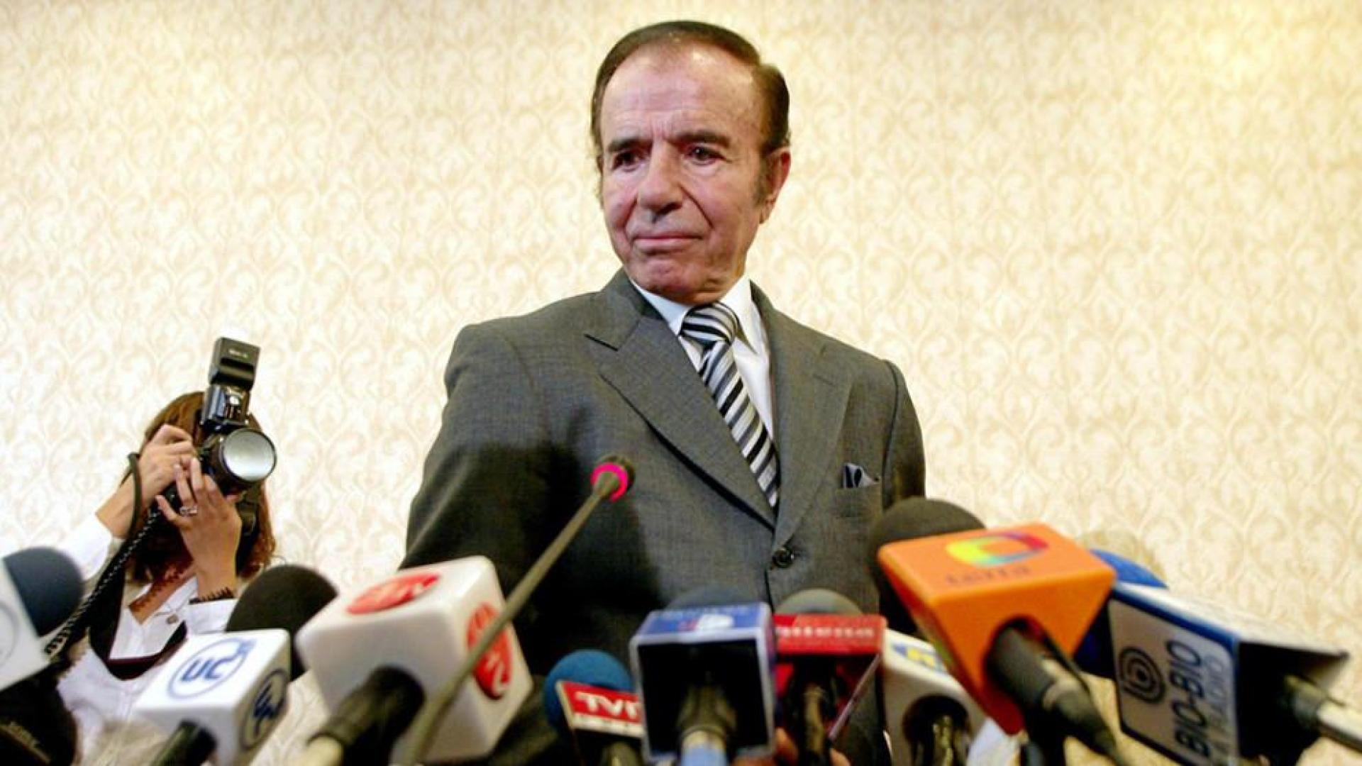 Menem, condenado por contrabando de armas