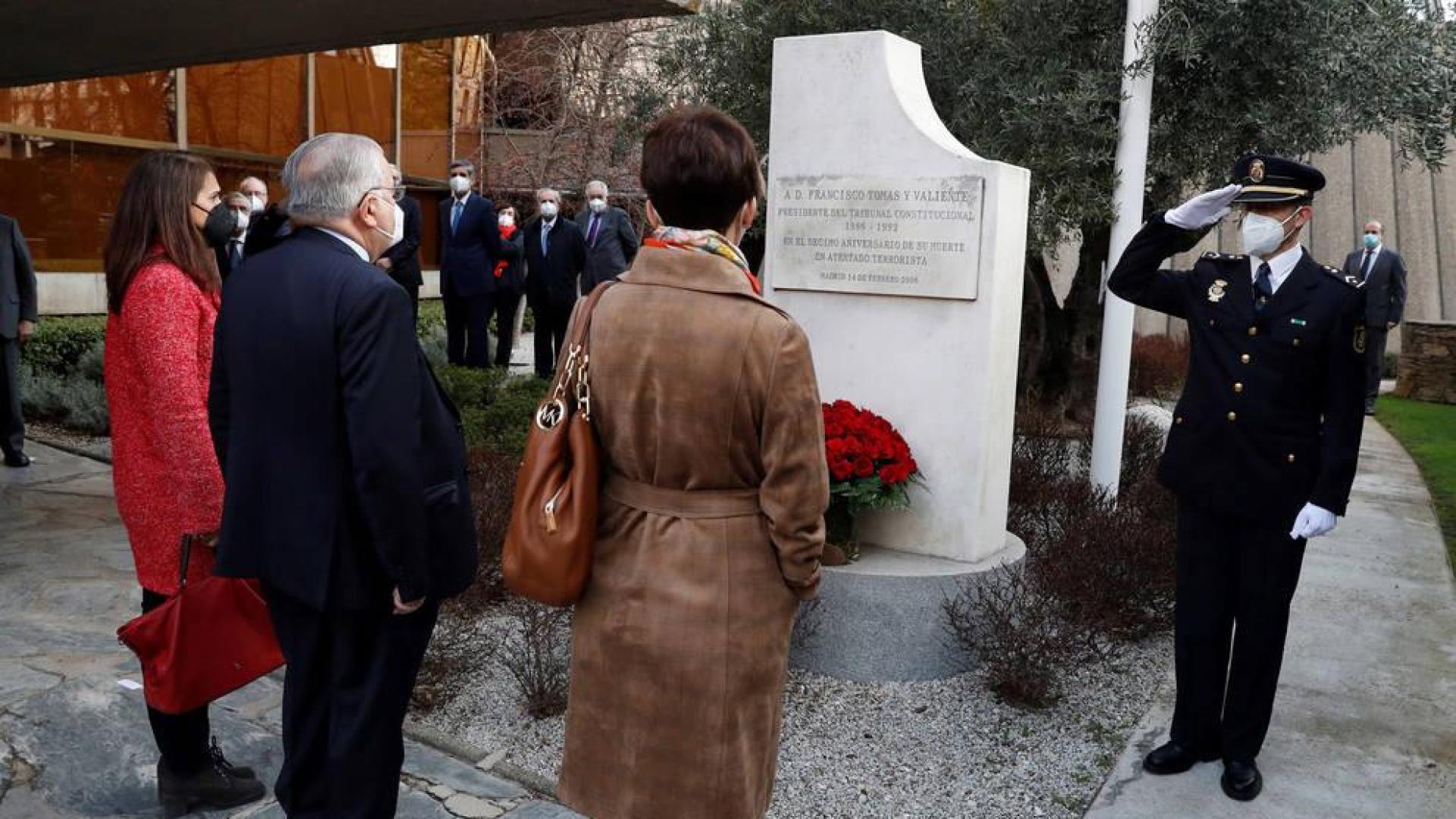 El Constitucional rinde homenaje a Tomás y Valiente a los 25 años de su asesinato