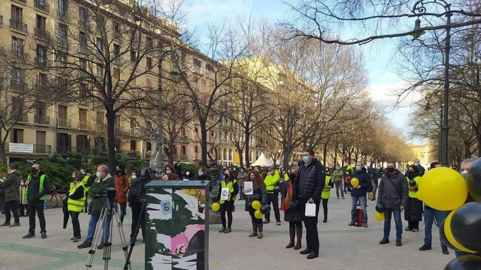 Trabajadores públicos temporales en Navarra piden que "se reconozca el abuso" que sufren