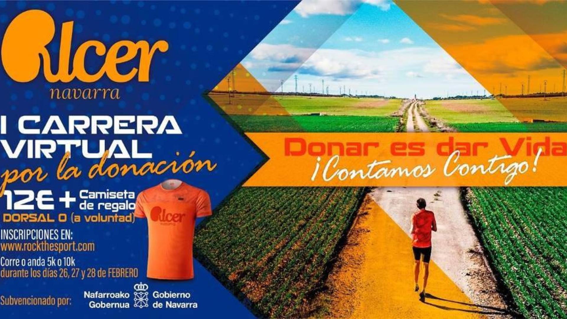 Alcer Navarra organiza la I carrera virtual por la donación de órganos