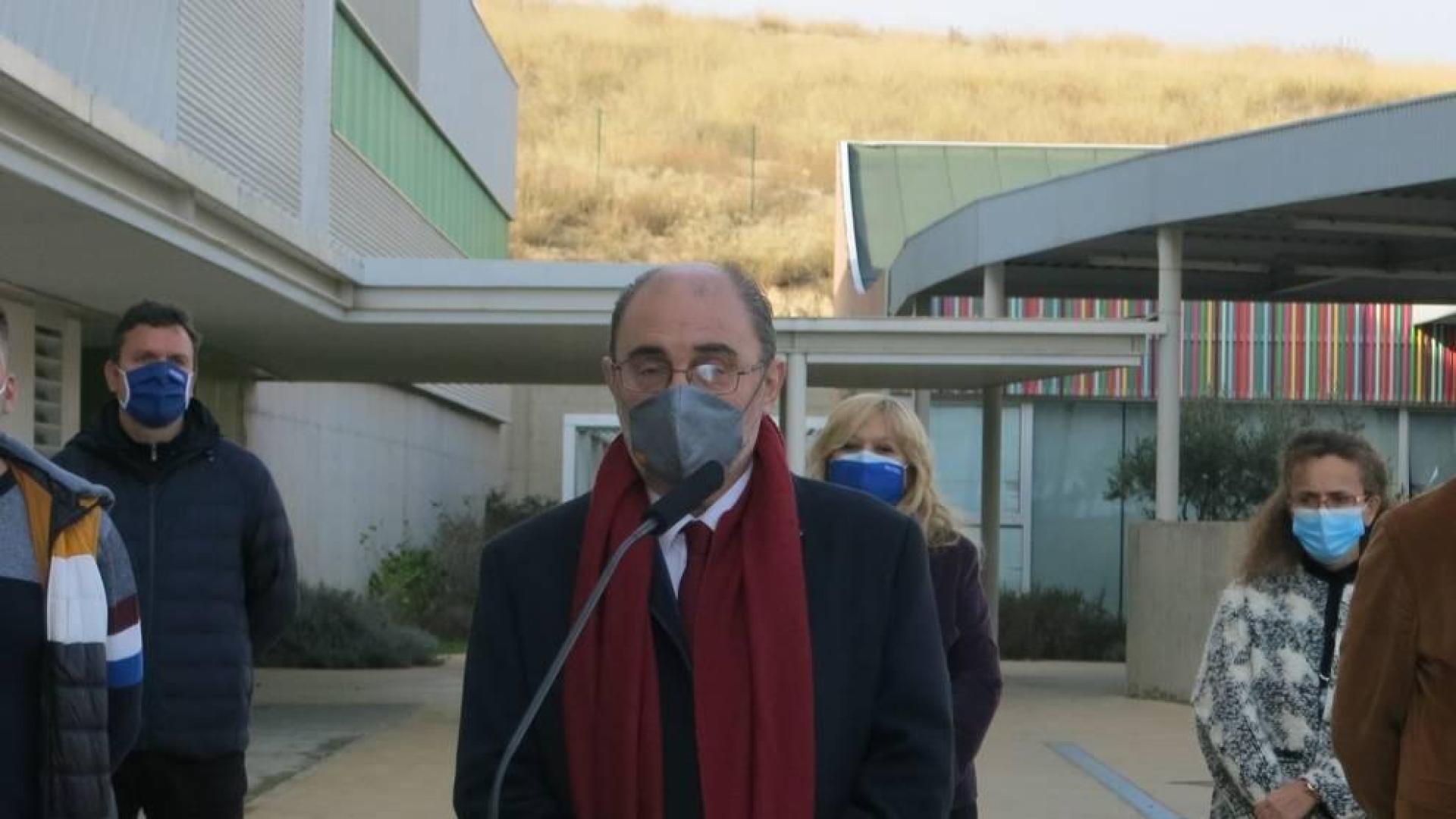 El presidente de Aragón, Javier Lambán.