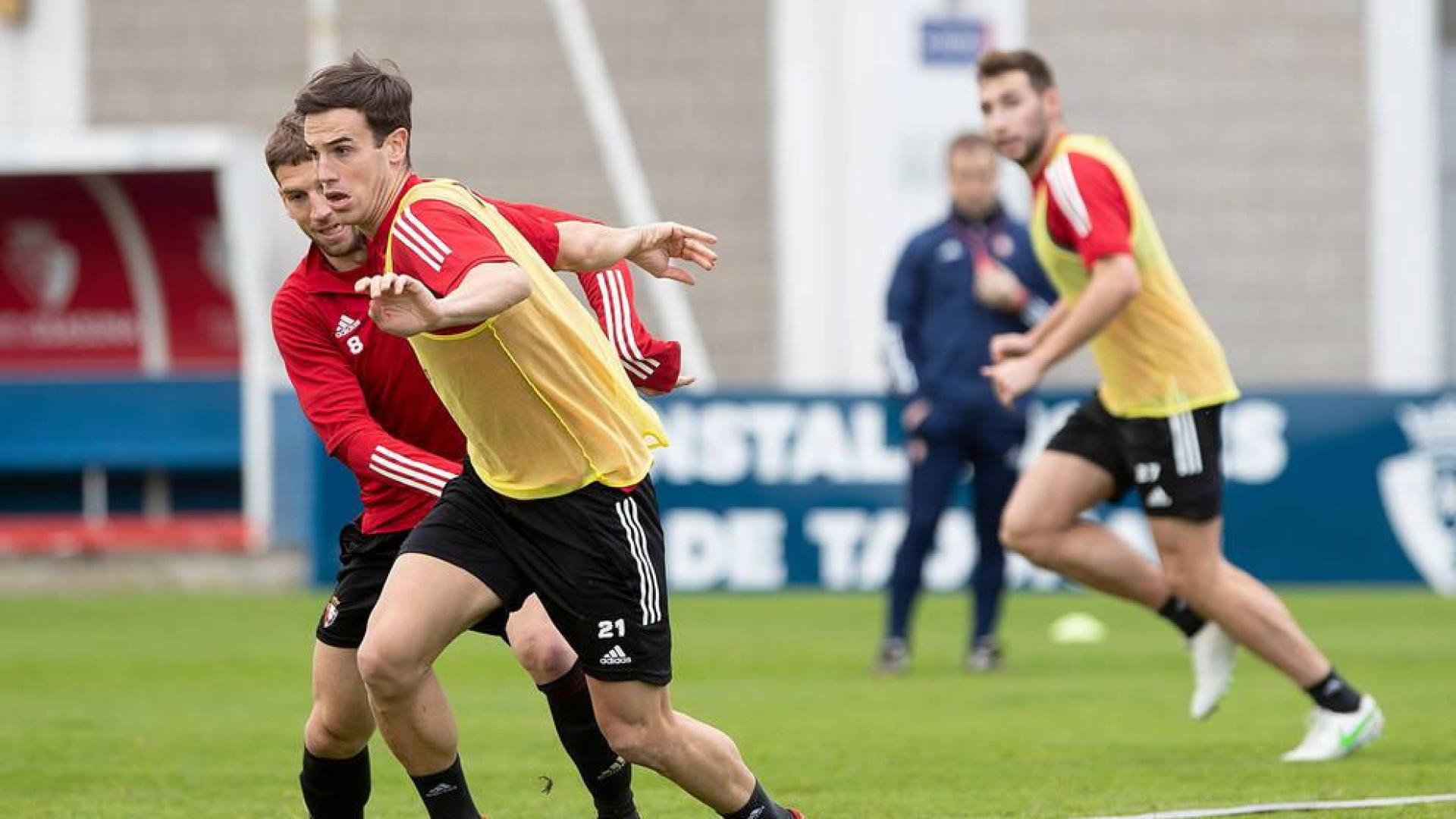 Osasuna prosigue su preparación para el partido ante el Sevilla
