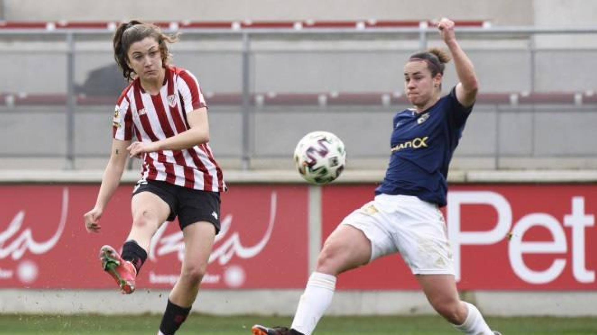 Imagen del Athletic B y Osasuna Femenino.