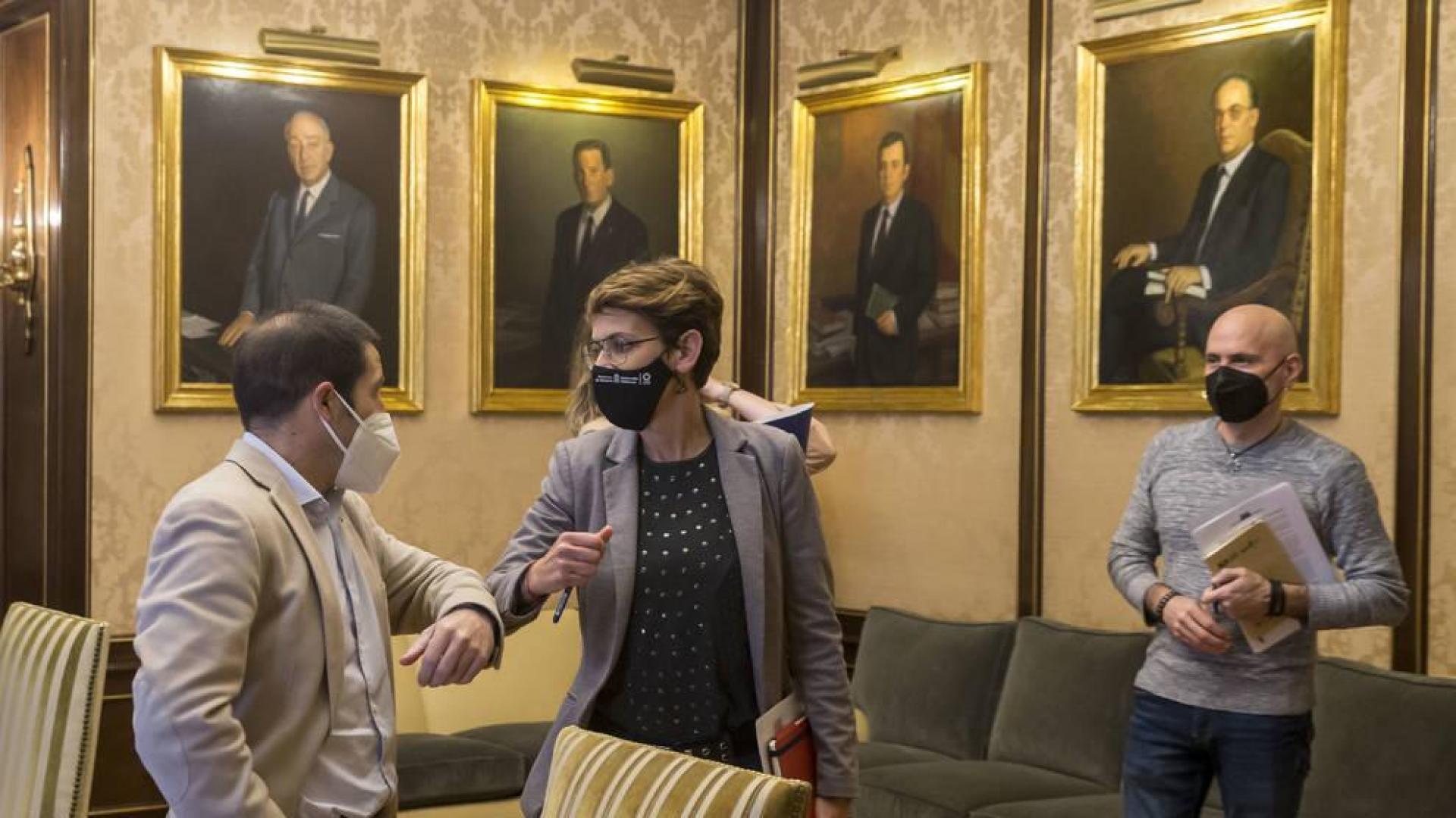 Chivite recibe las aportaciones de la FNMC para la captación de fondos Next Generation