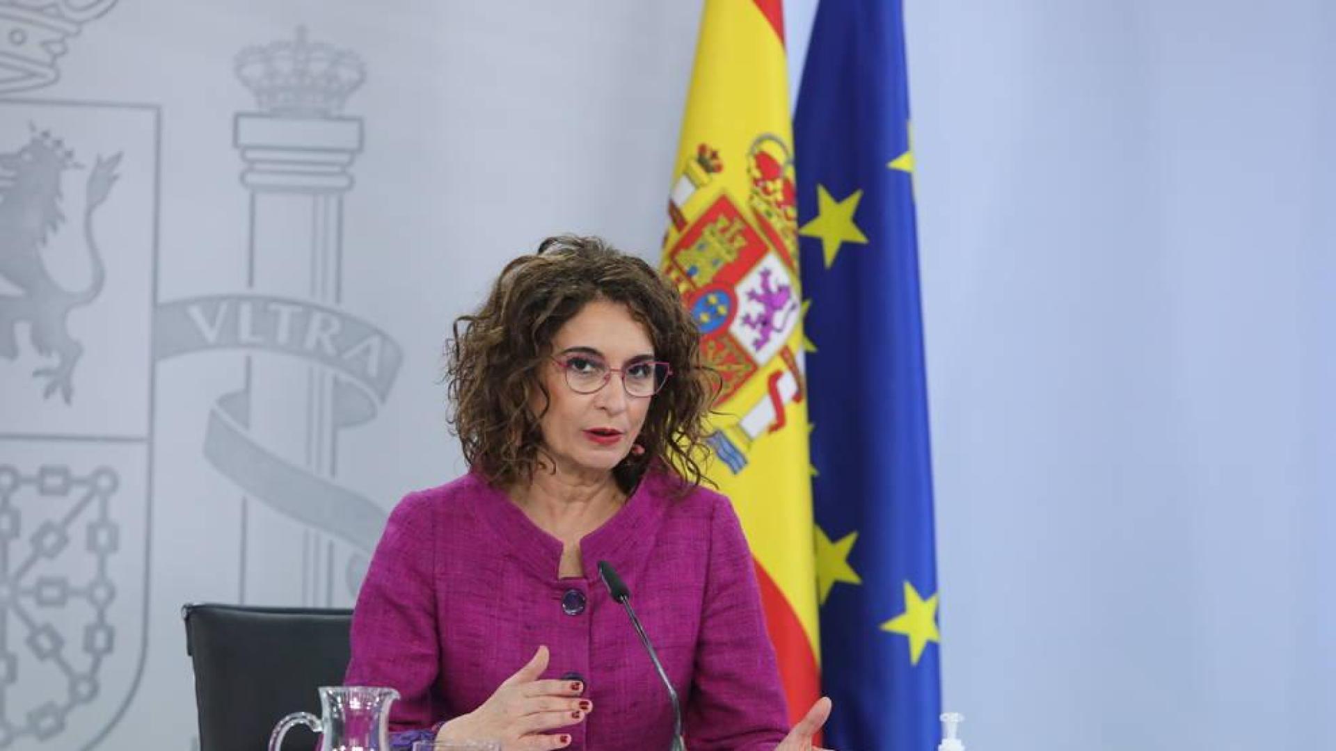 La portavoz del Ejecutivo, María Jesús Montero.