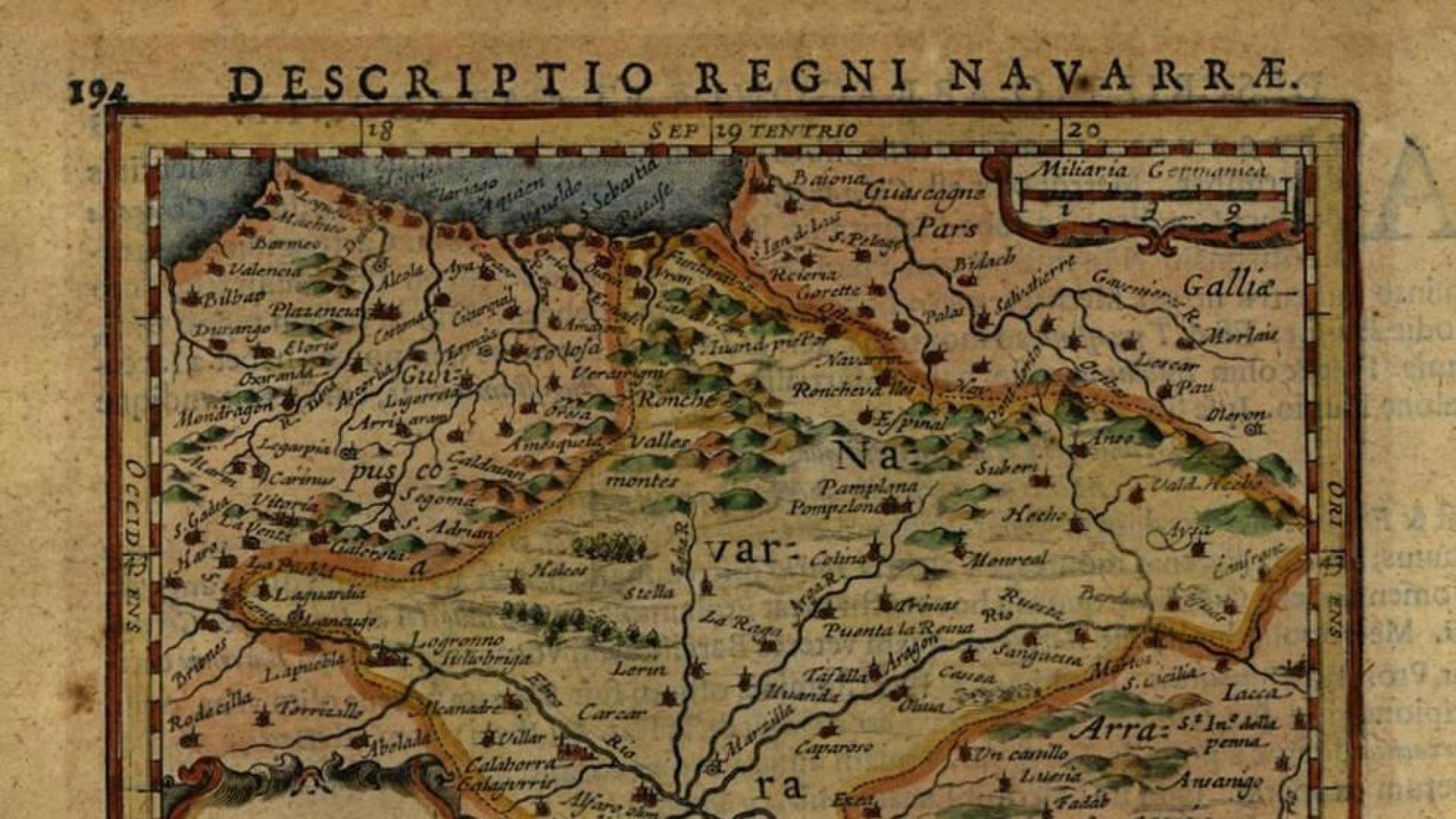 Aumenta la colección de cartografía e iconografía del Archivo de Navarra