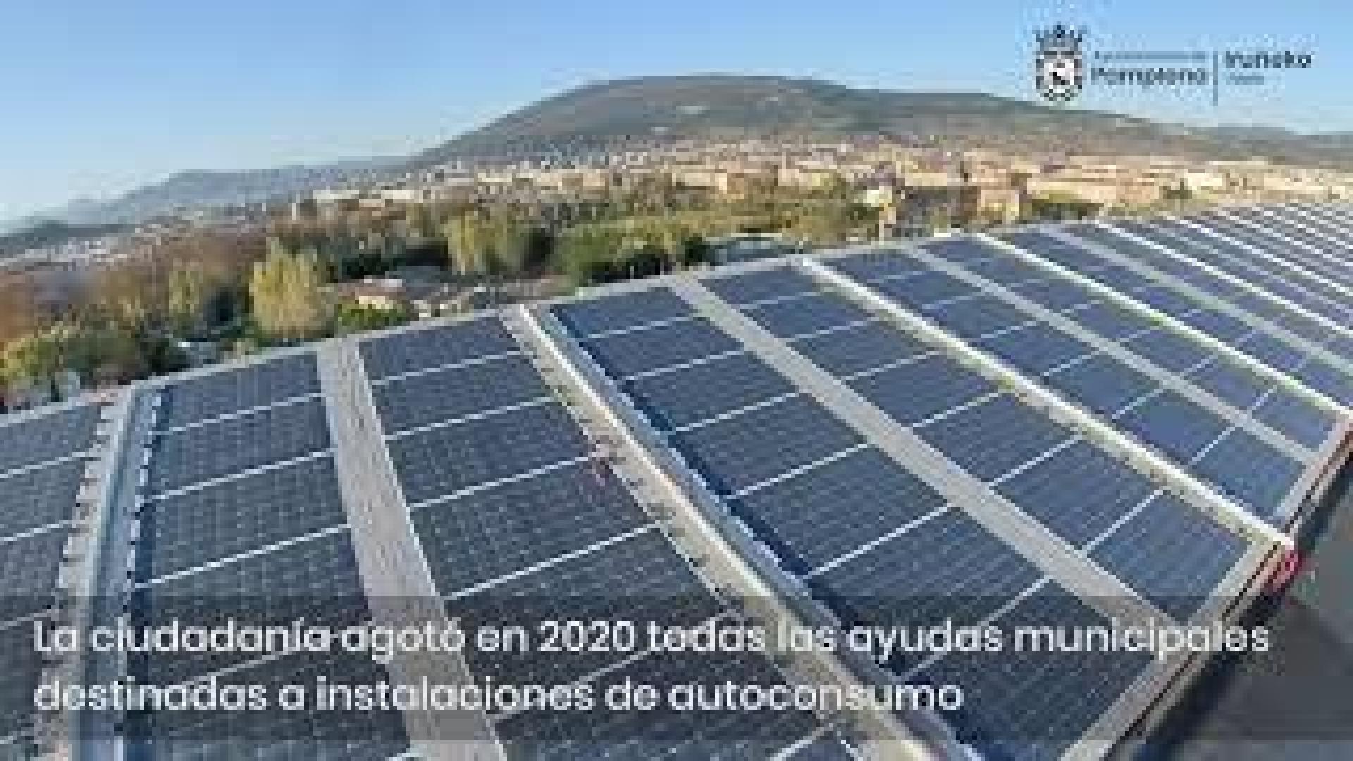 Vídeo con el balance de las energías renovables en Pamplona
